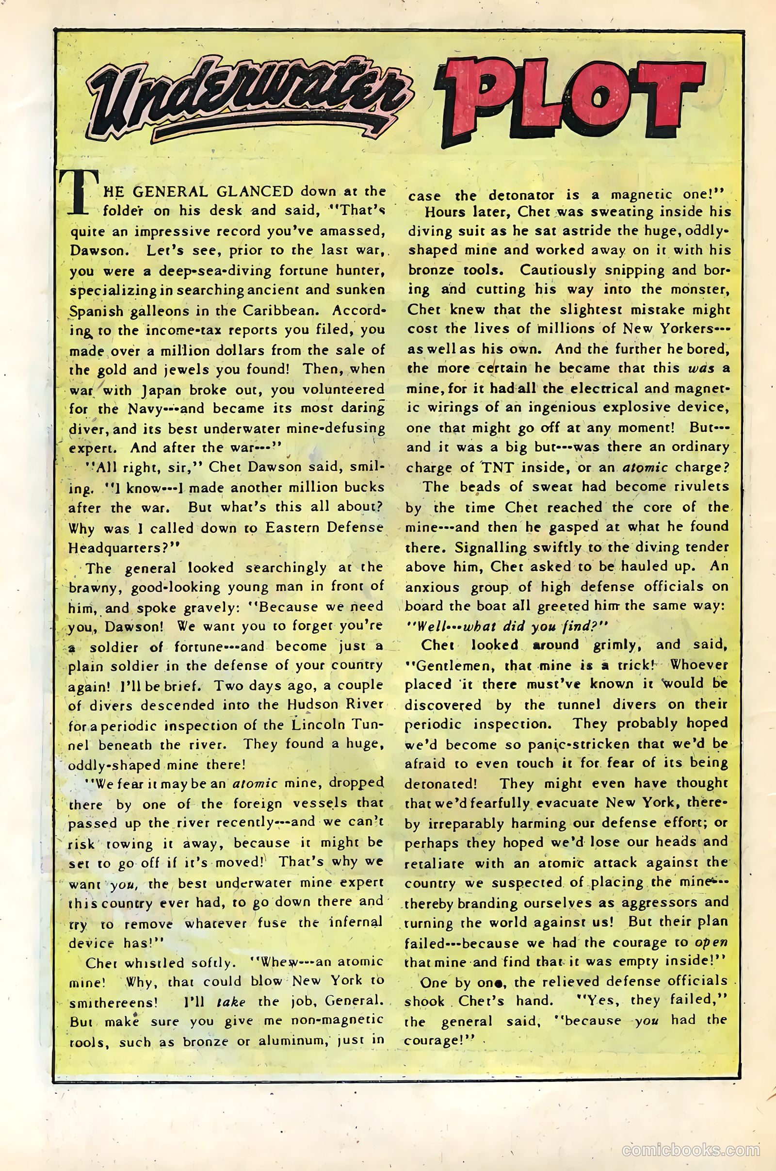 Soldiers of Fortune #3 (1951) — page 36 of 52