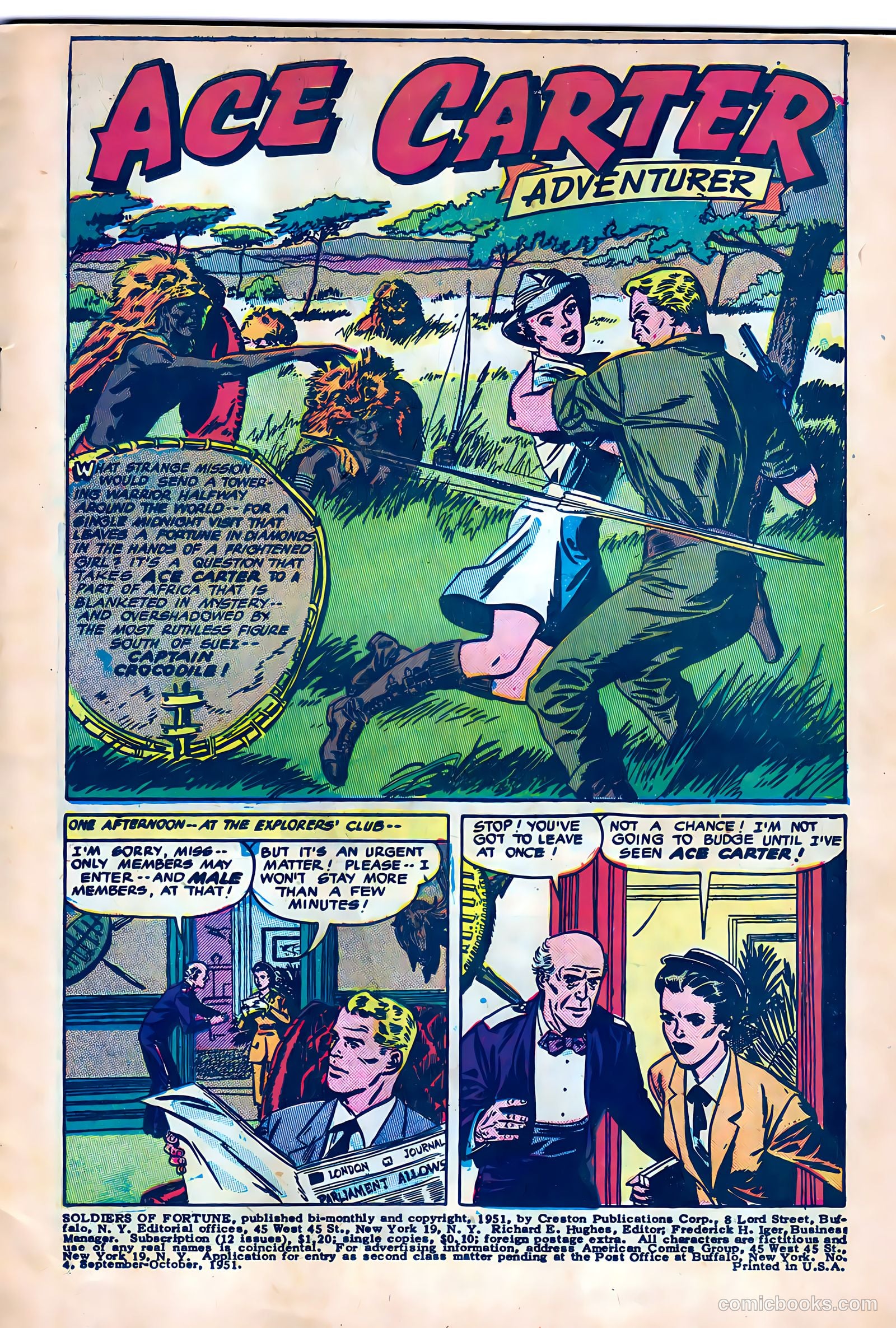 Soldiers of Fortune #4 (1951) — page 3 of 36