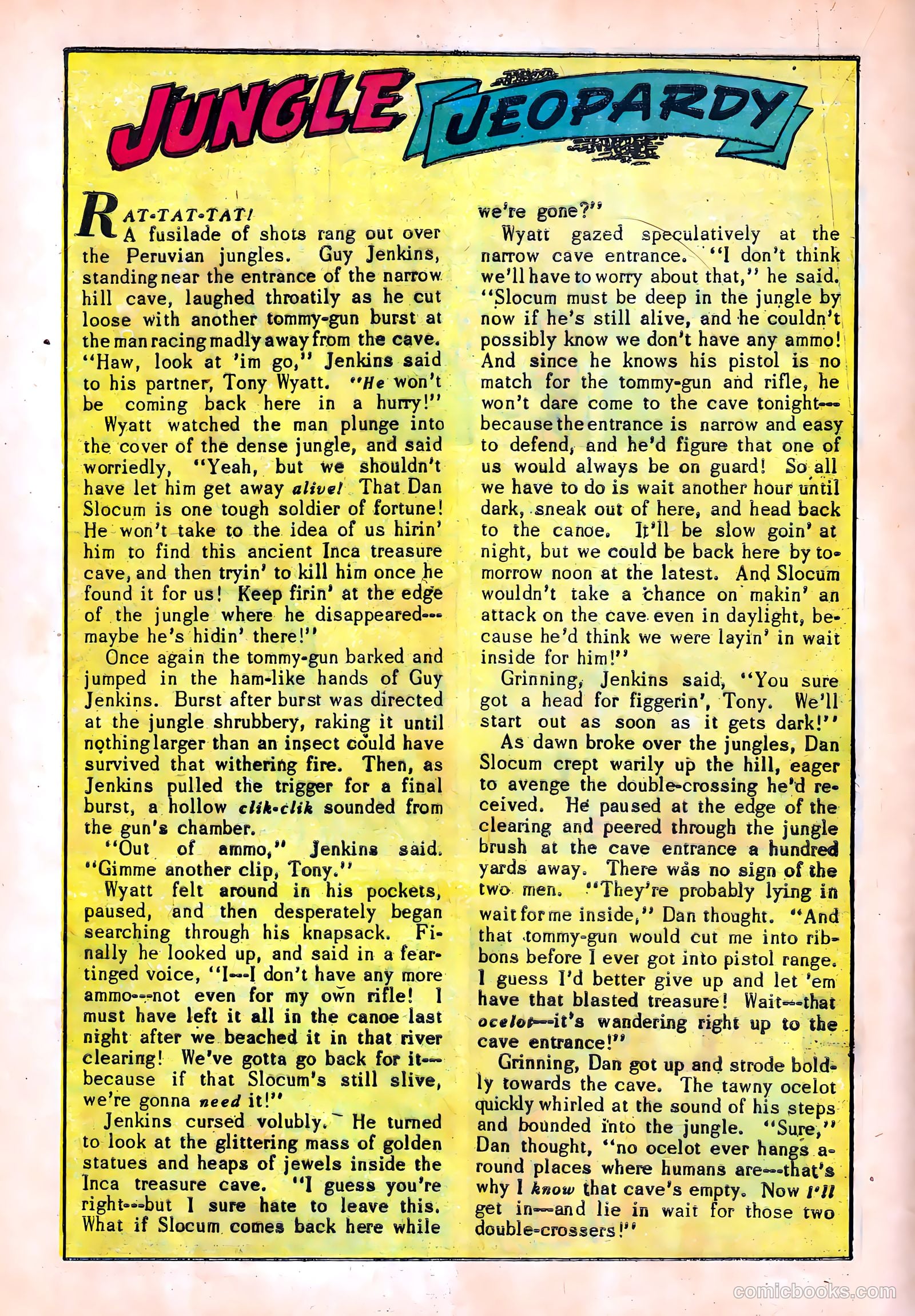 Soldiers of Fortune #4 (1951) — page 20 of 36
