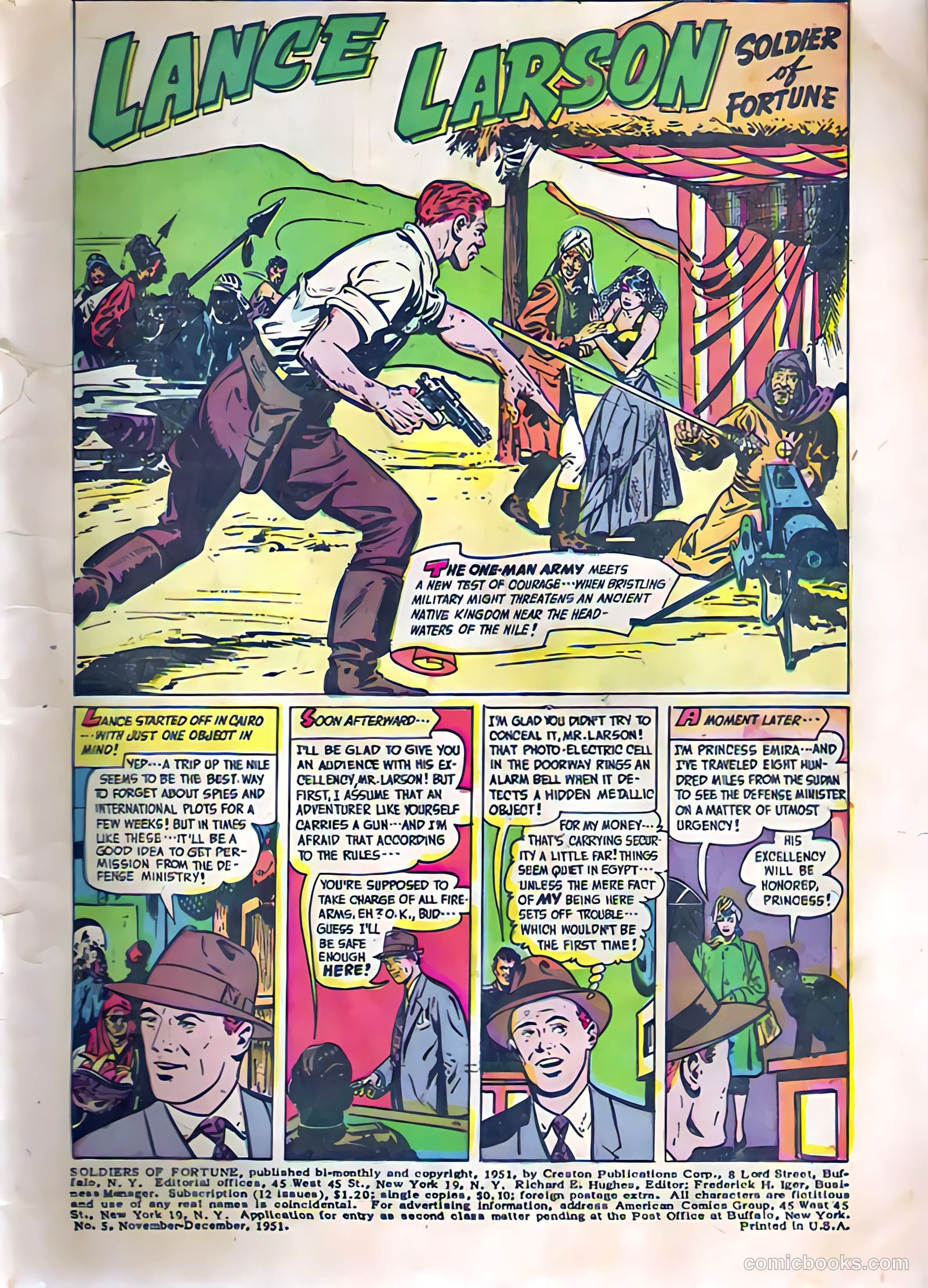 Soldiers of Fortune #5 (1951) — page 3 of 36