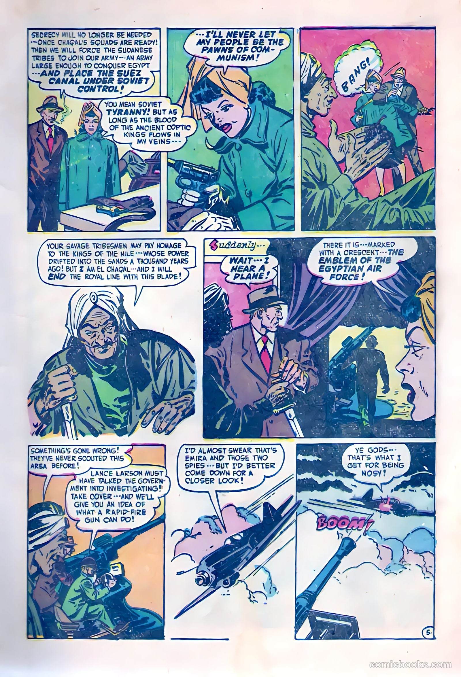 Soldiers of Fortune #5 (1951) — page 7 of 36