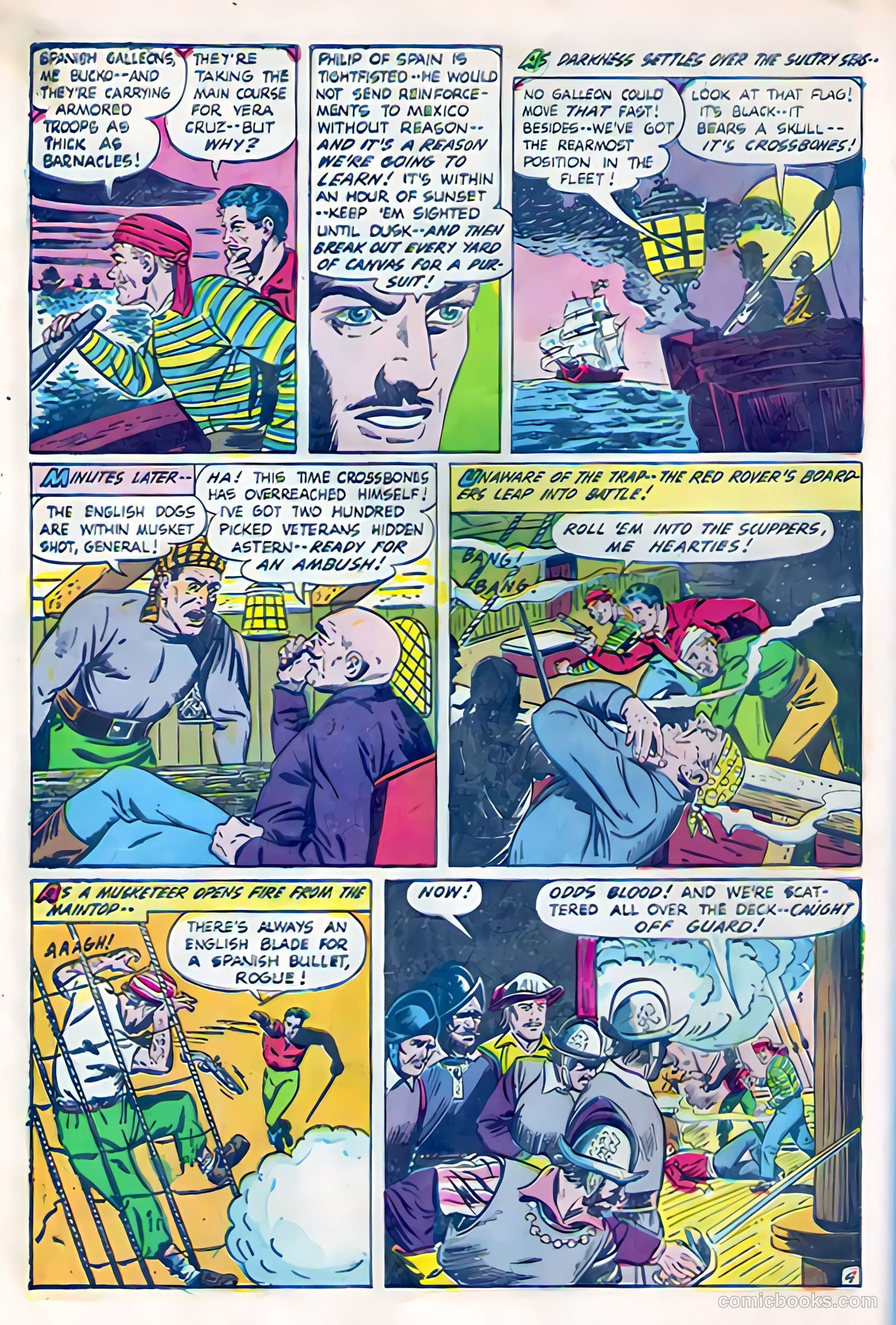 Soldiers of Fortune #5 (1951) — page 16 of 36