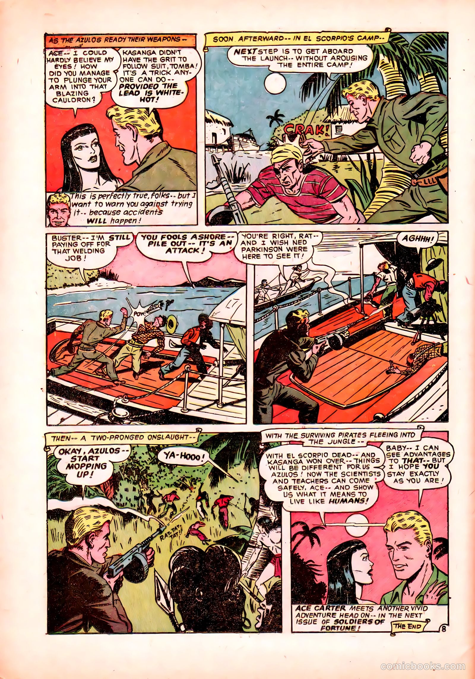 Soldiers of Fortune #7 (1952) — page 10 of 36