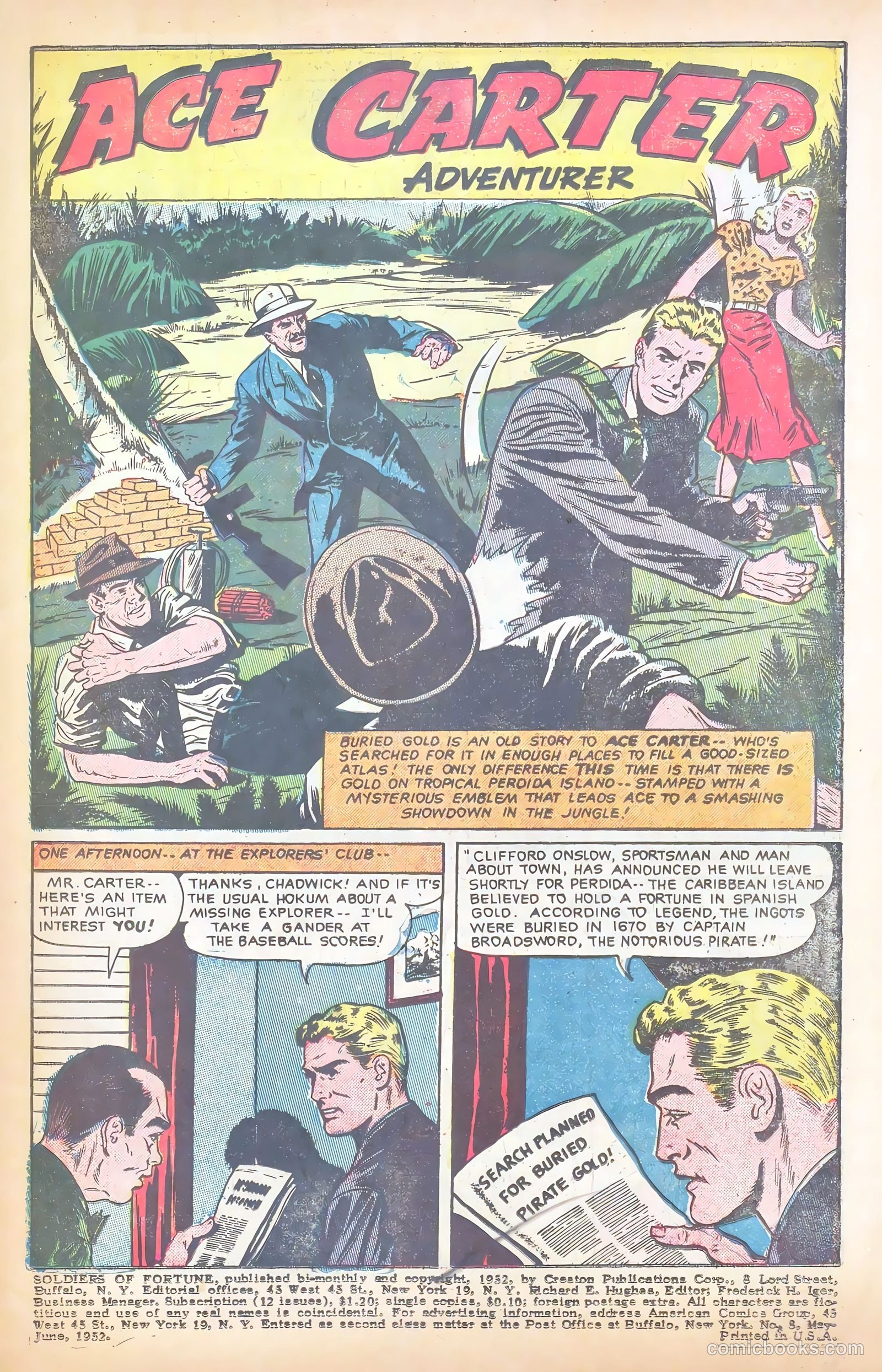 Soldiers of Fortune #8 (1952) — page 3 of 37