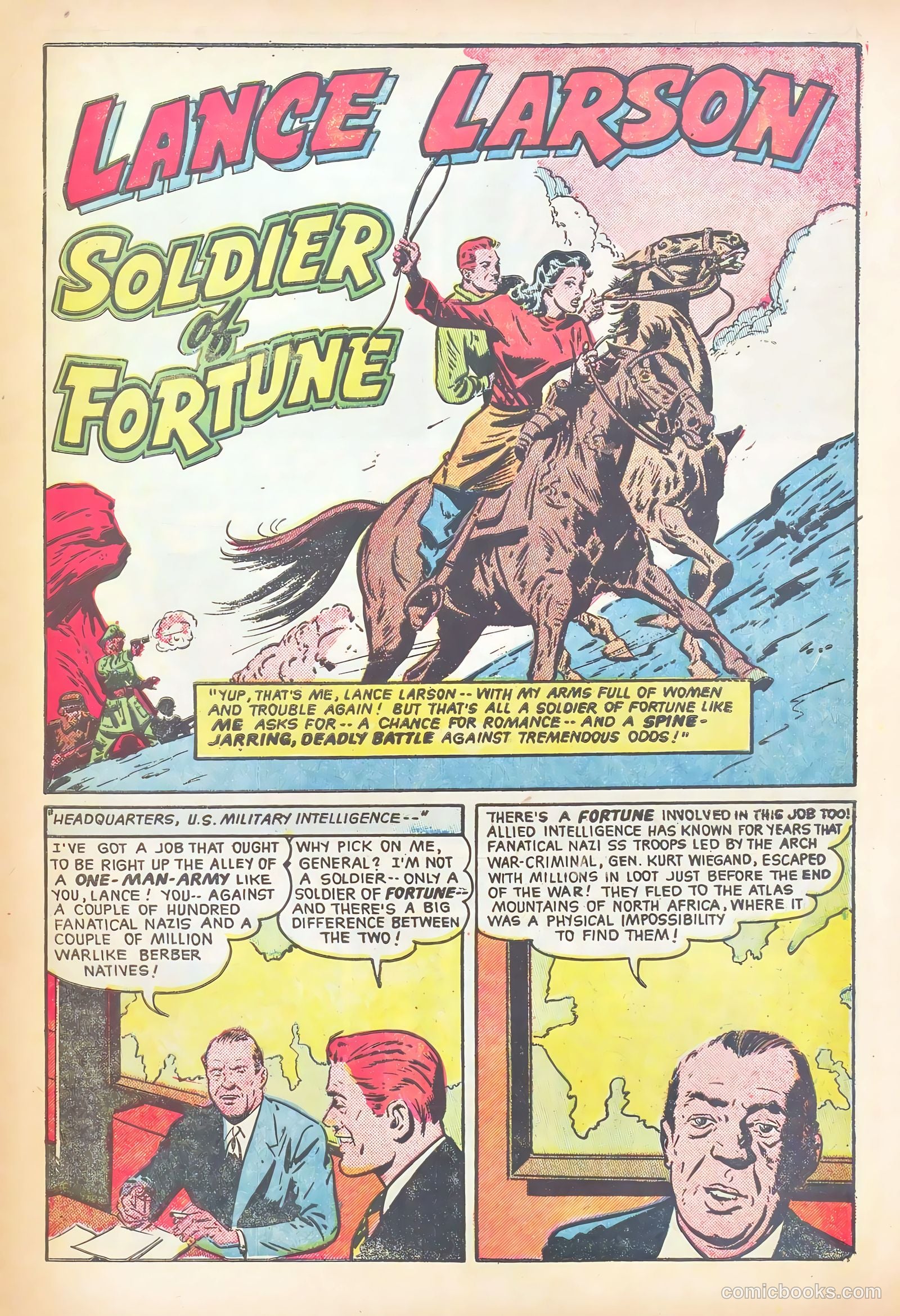 Soldiers of Fortune #8 (1952) — page 13 of 37