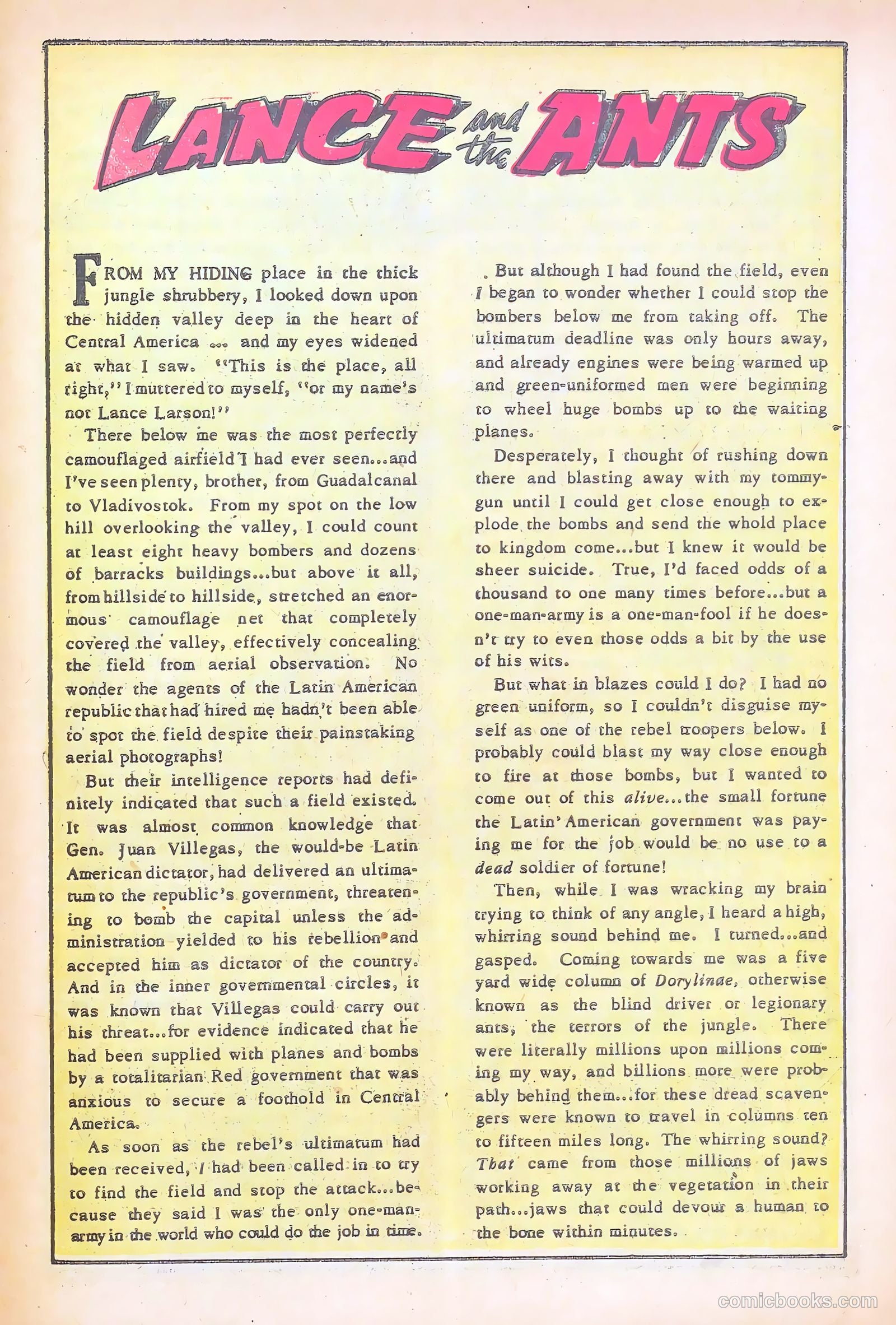 Soldiers of Fortune #8 (1952) — page 25 of 37
