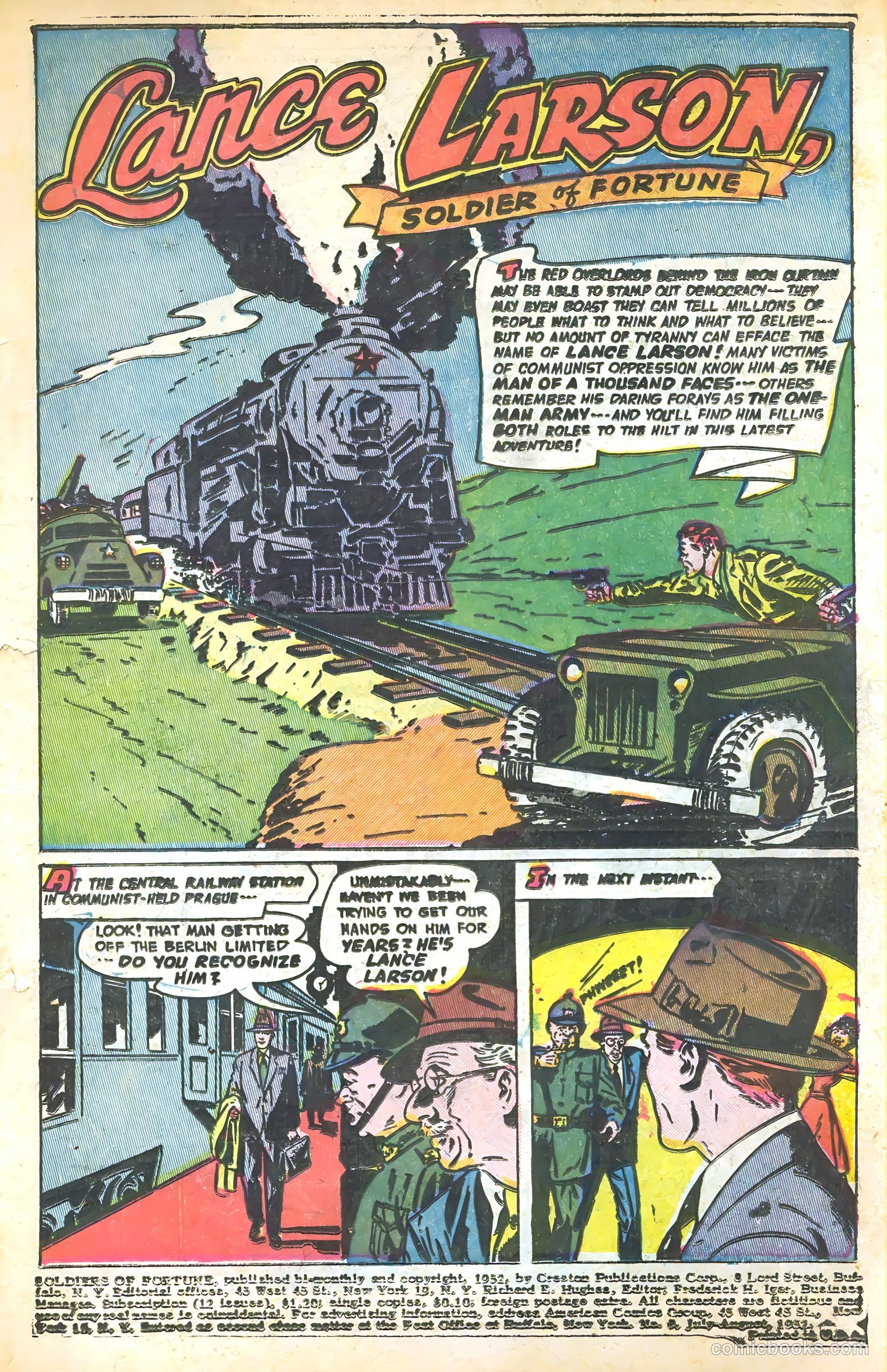 Soldiers of Fortune #9 (1952) — page 3 of 36