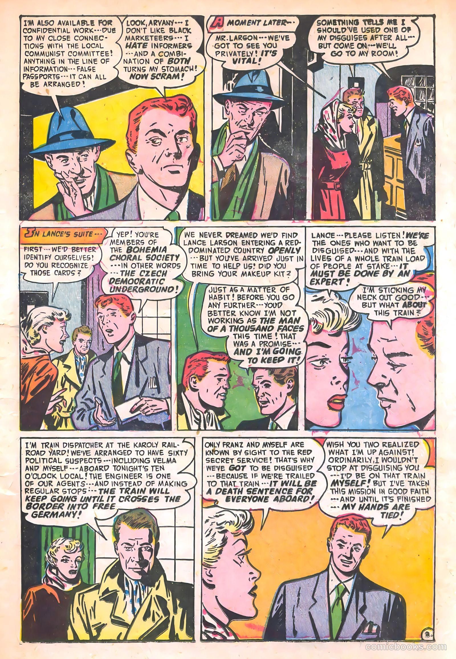 Soldiers of Fortune #9 (1952) — page 5 of 36