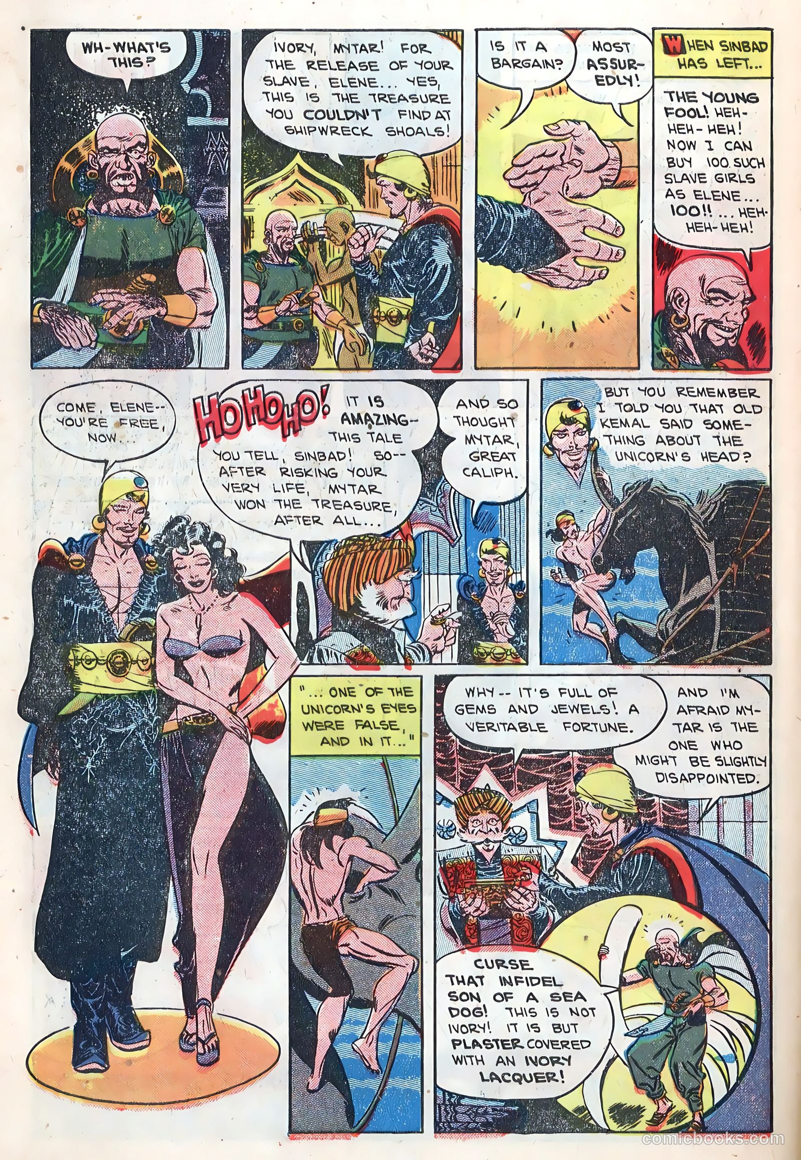 Son of Sinbad #1 (1950) — page 10 of 36