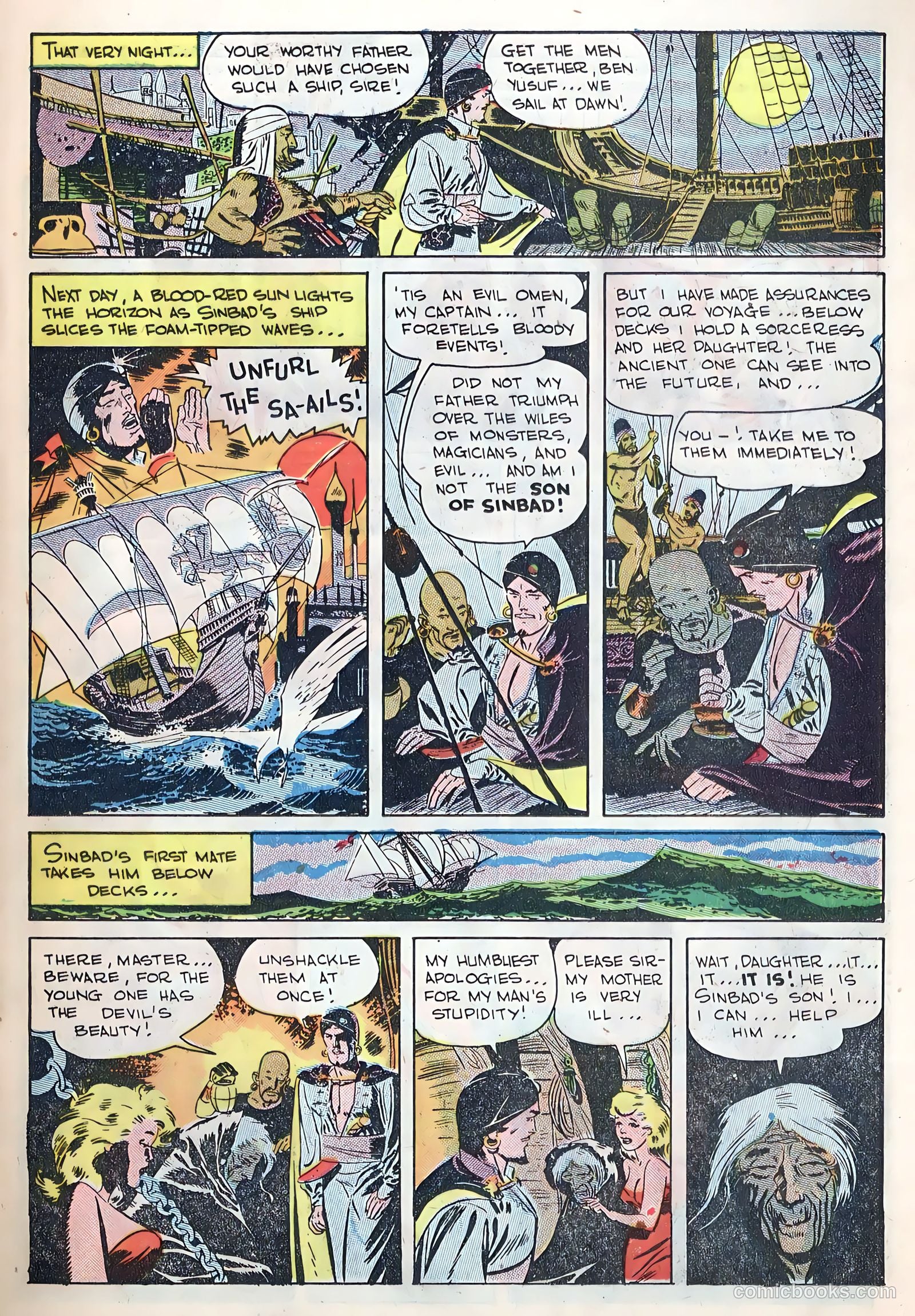 Son of Sinbad #1 (1950) — page 21 of 36