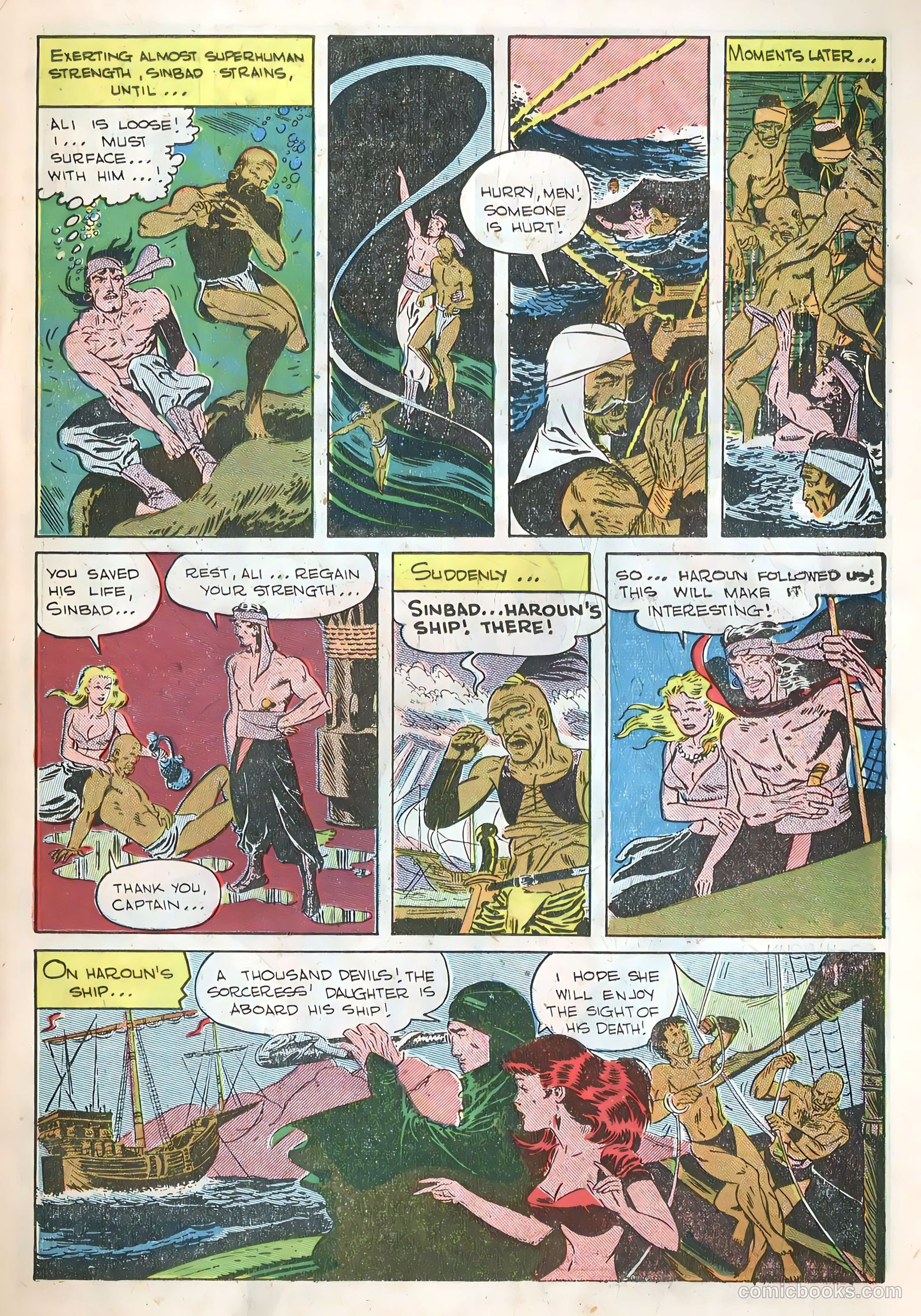 Son of Sinbad #1 (1950) — page 23 of 36