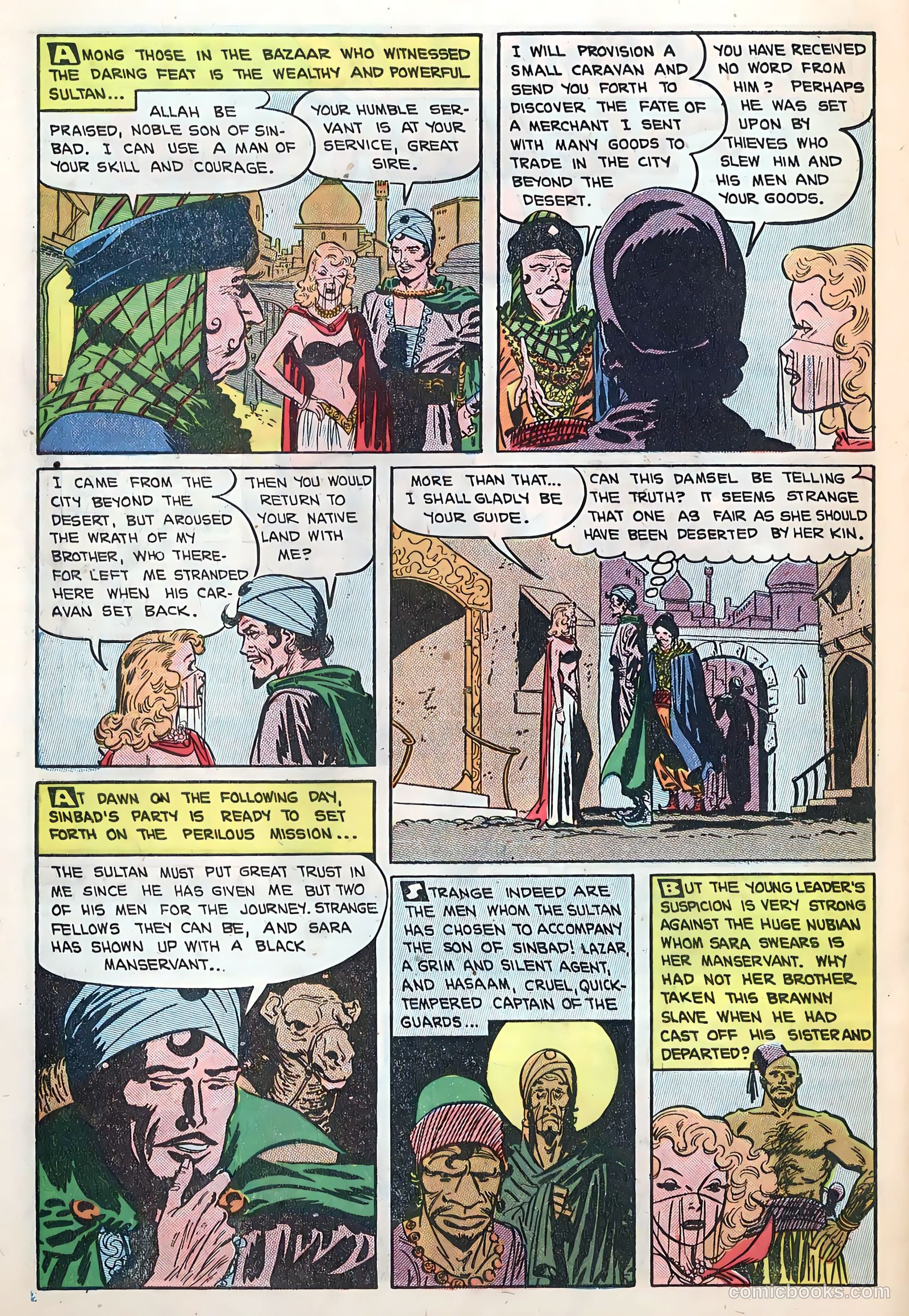 Son of Sinbad #1 (1950) — page 28 of 36