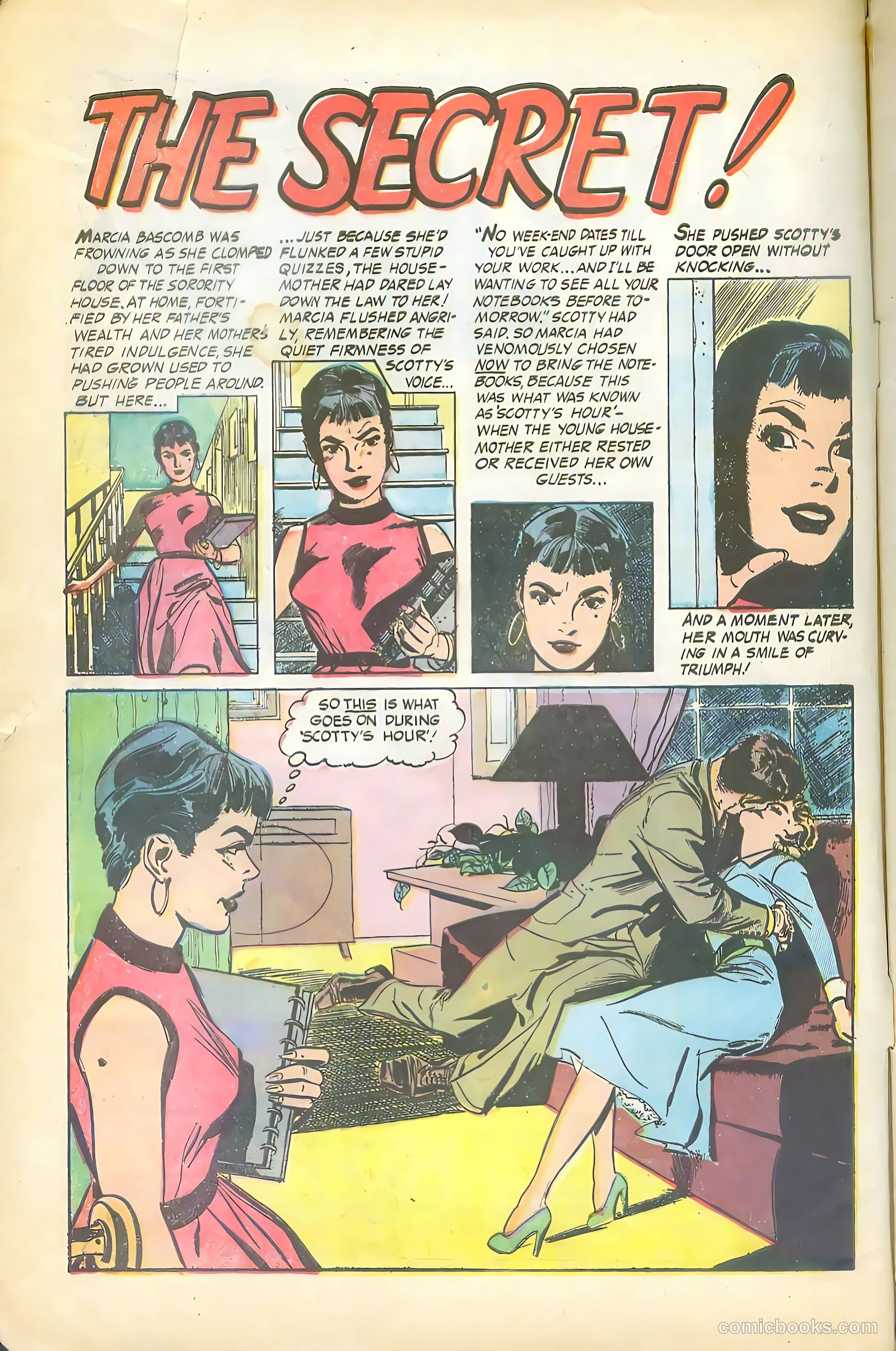 Sorority Secrets #1 (1954) — page 4 of 36
