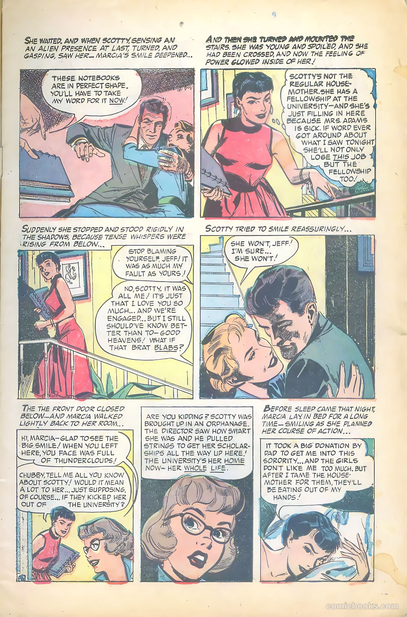 Sorority Secrets #1 (1954) — page 5 of 36