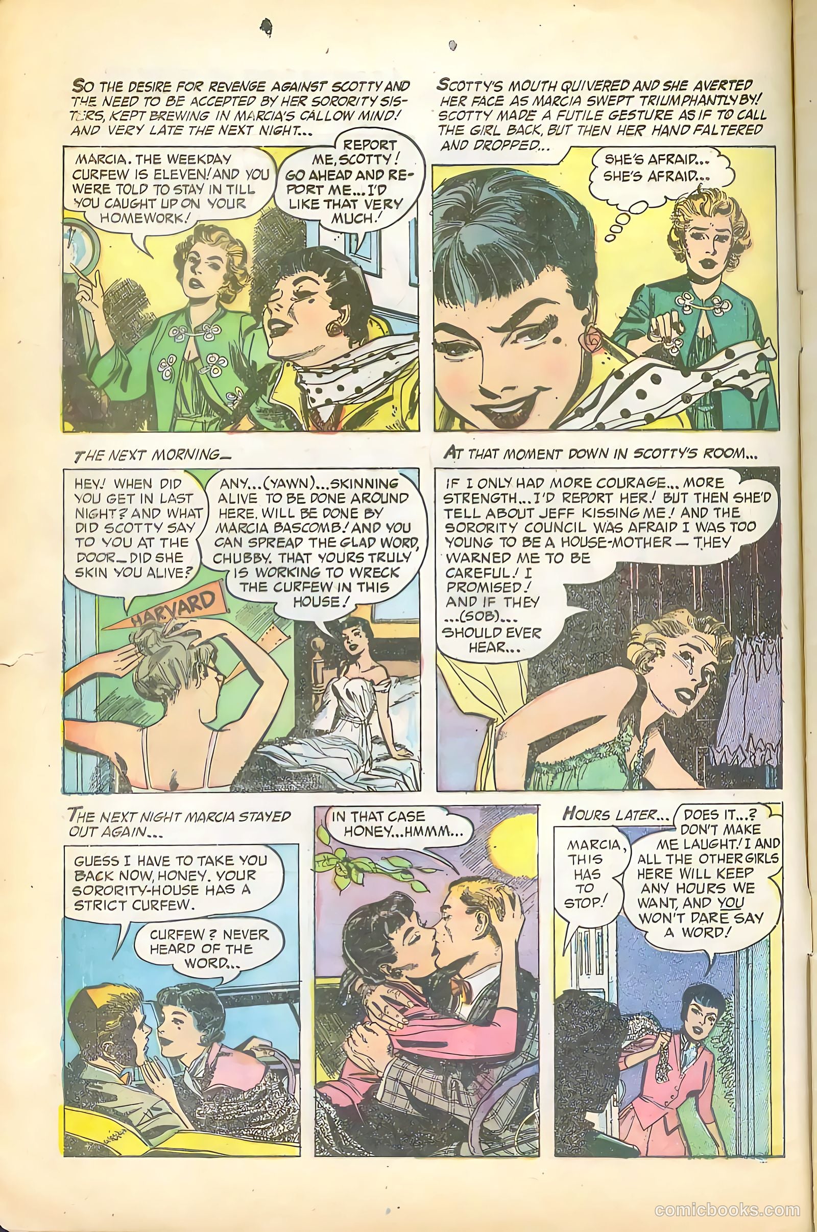 Sorority Secrets #1 (1954) — page 6 of 36