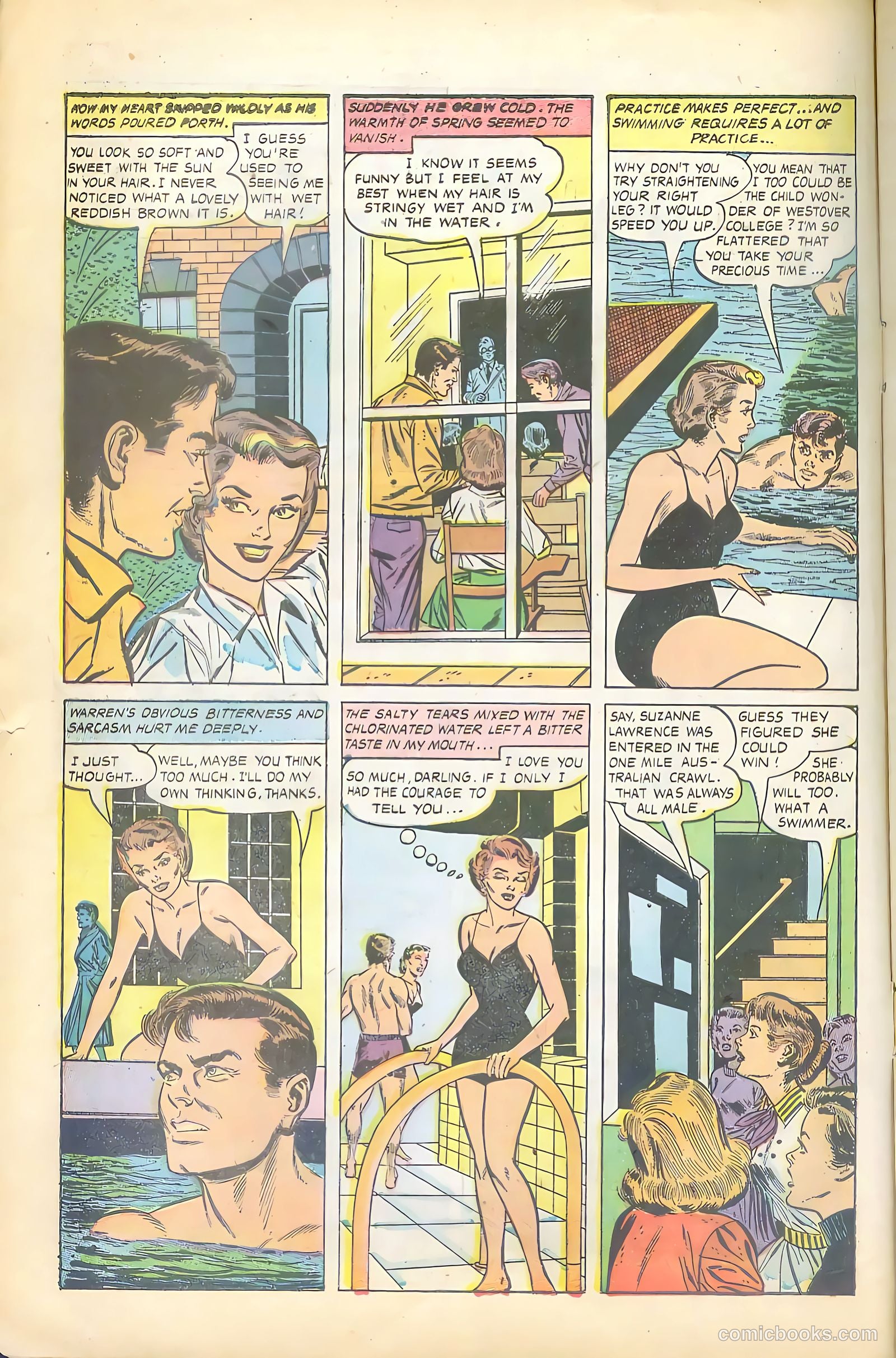 Sorority Secrets #1 (1954) — page 10 of 36