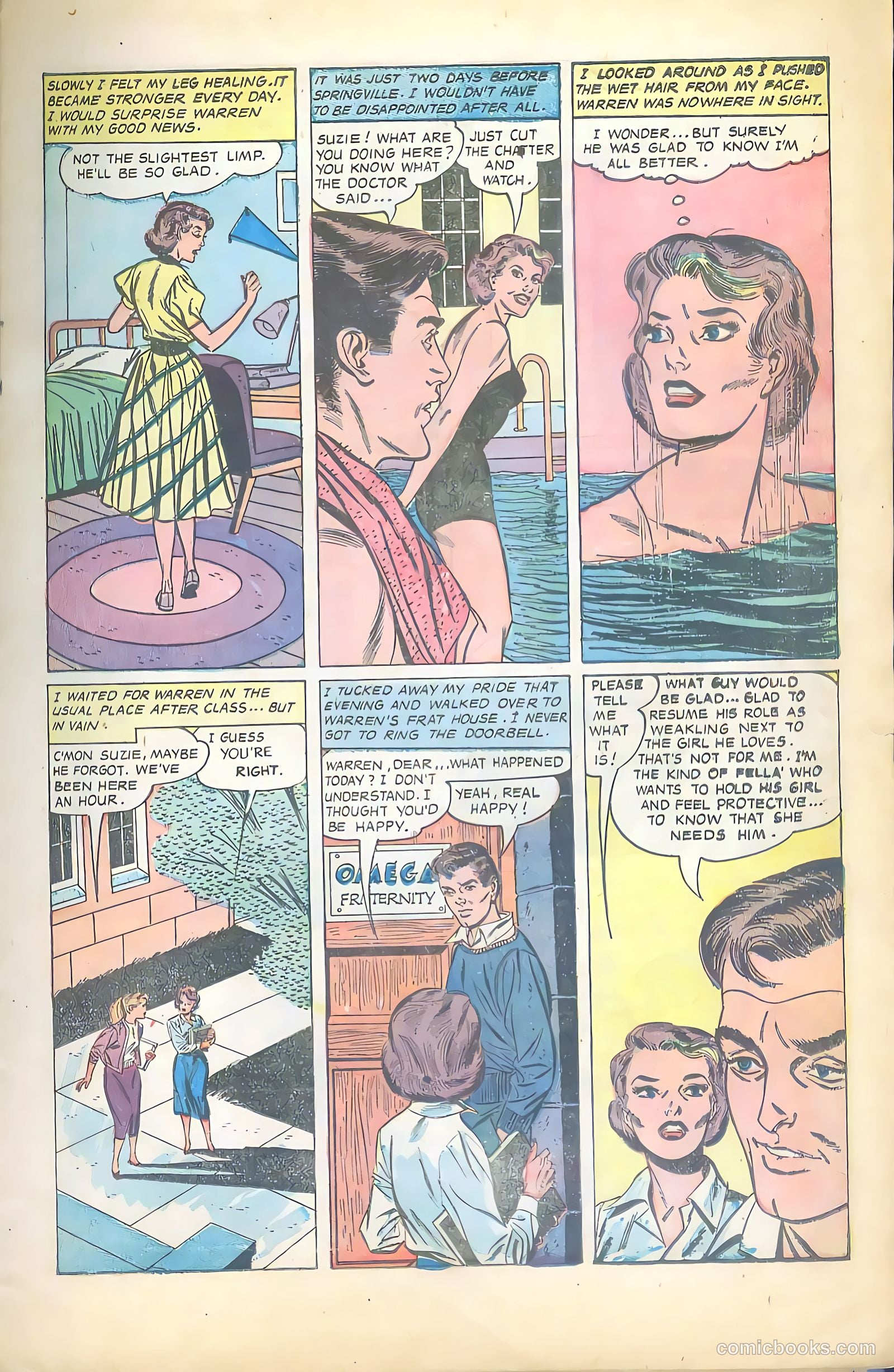 Sorority Secrets #1 (1954) — page 13 of 36