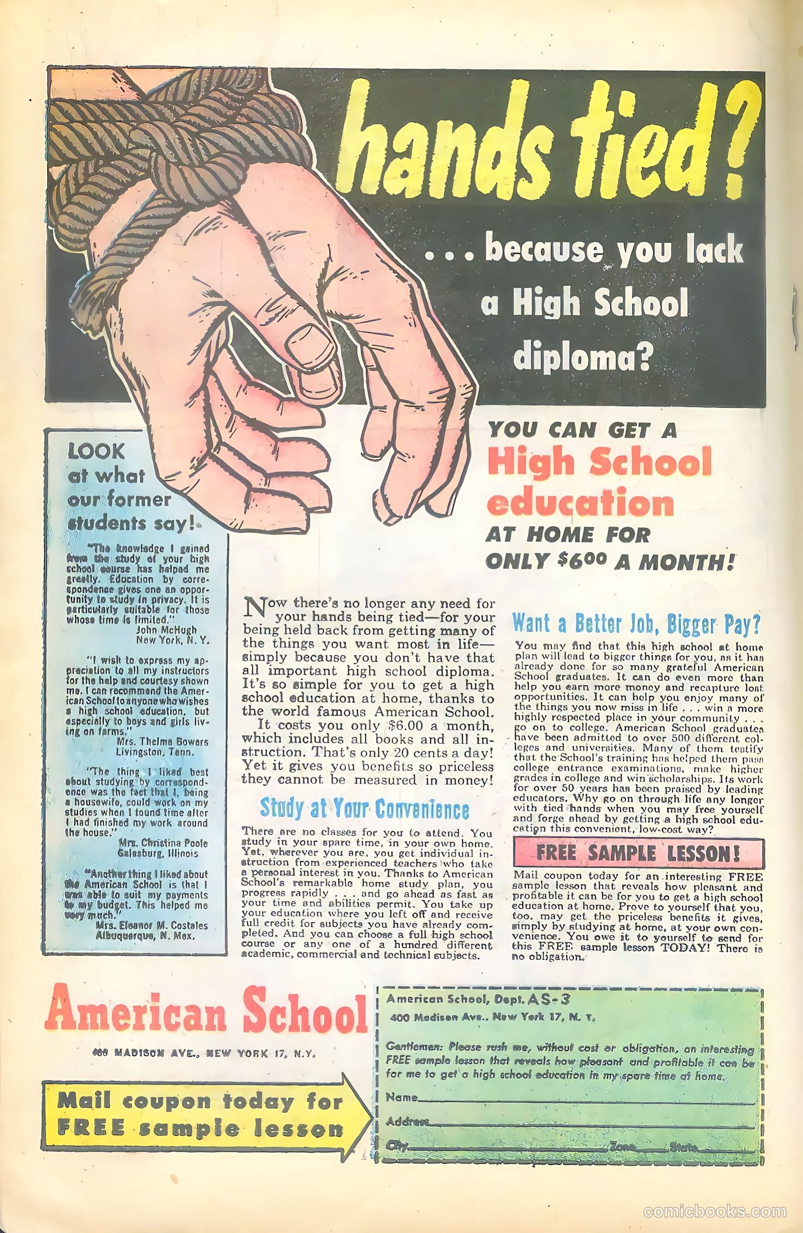 Sorority Secrets #1 (1954) — page 18 of 36