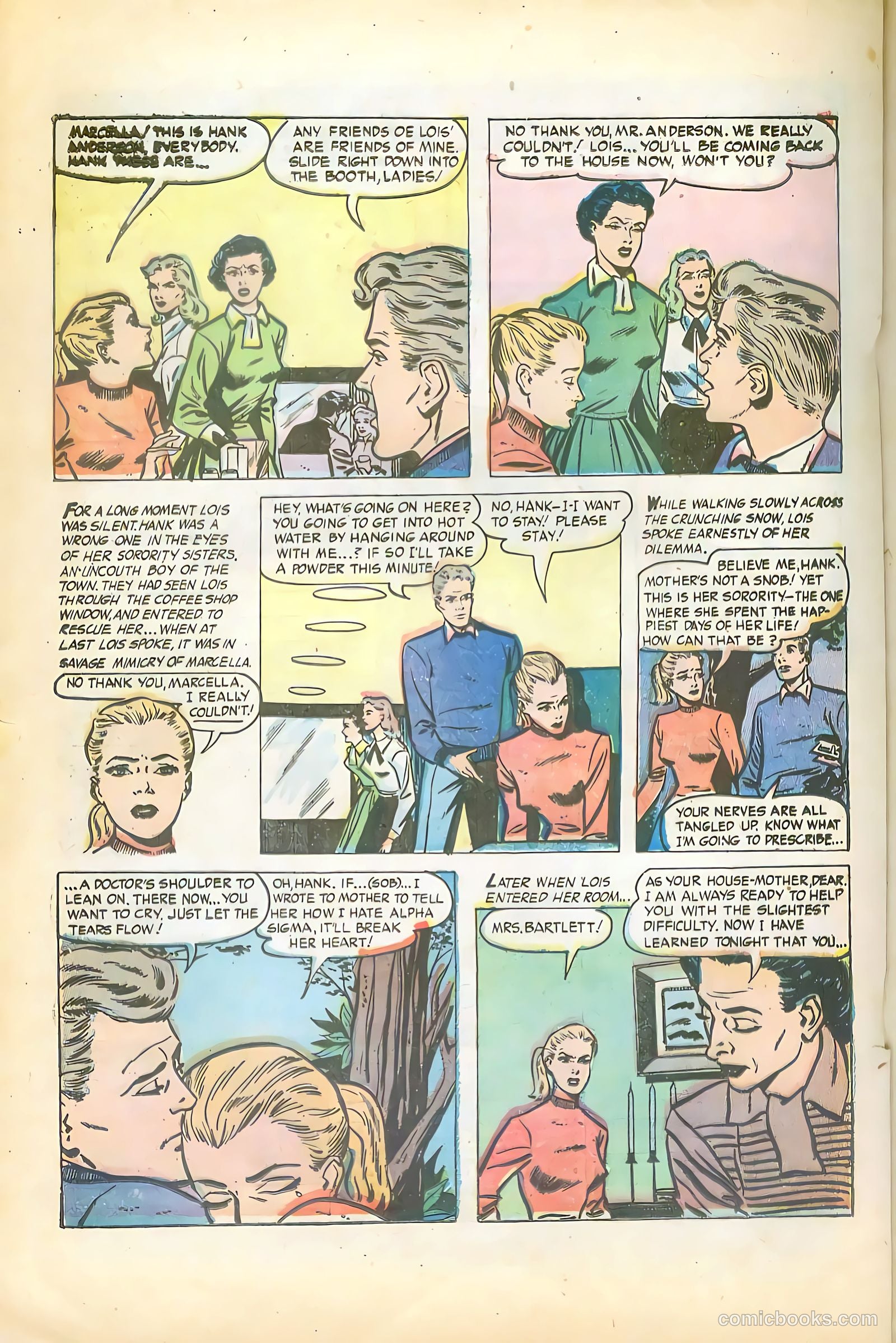 Sorority Secrets #1 (1954) — page 20 of 36