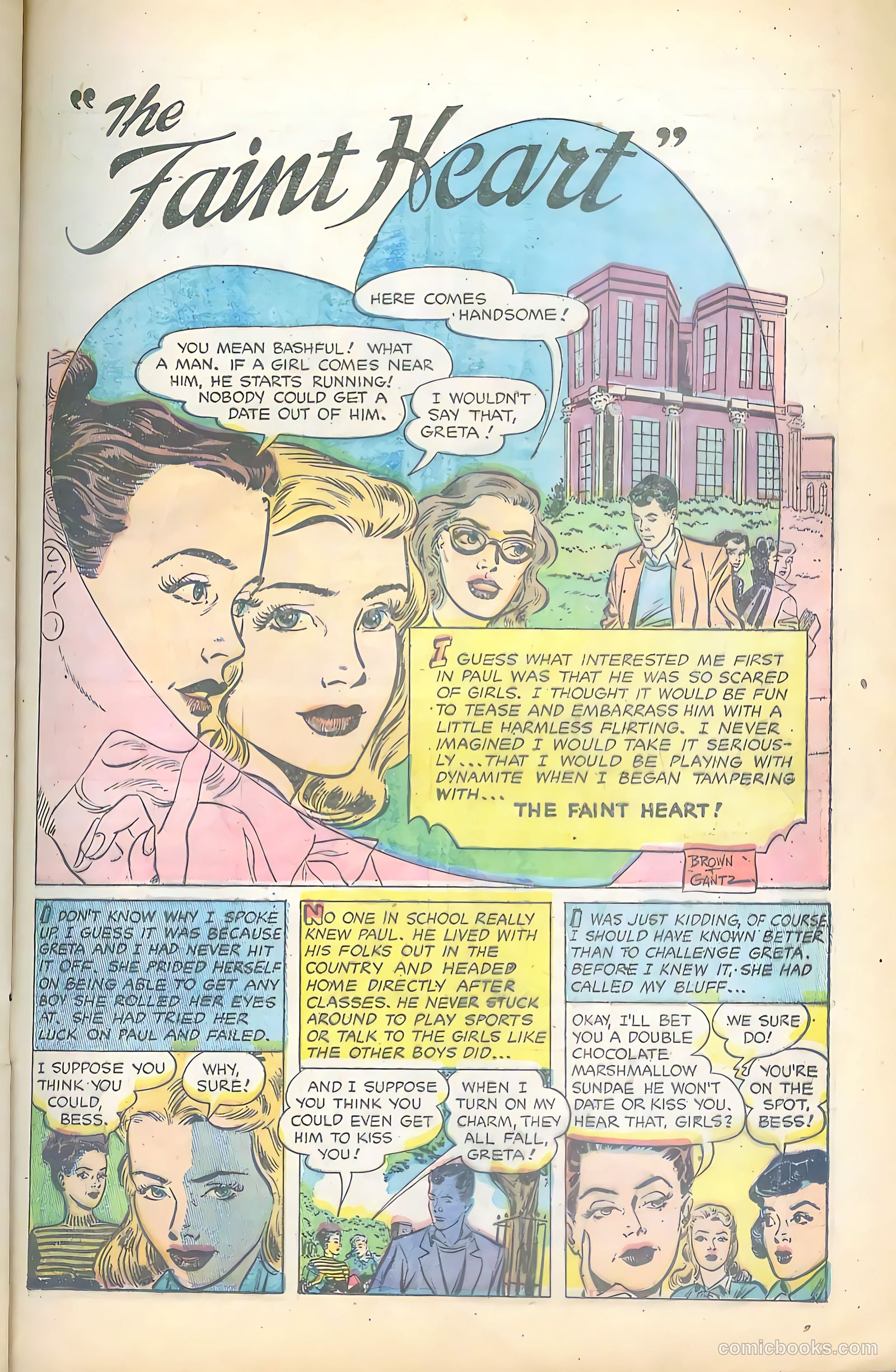 Sorority Secrets #1 (1954) — page 23 of 36