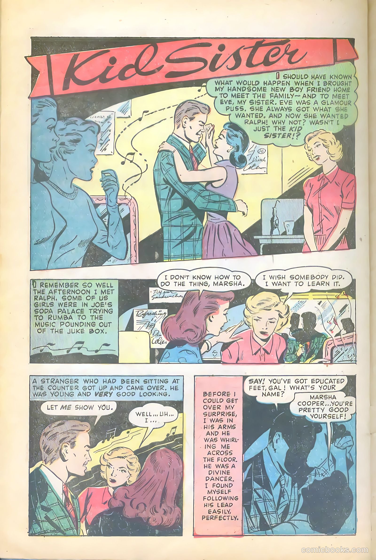 Sorority Secrets #1 (1954) — page 28 of 36
