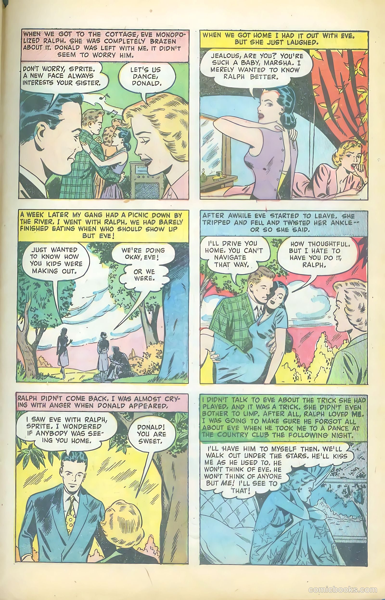 Sorority Secrets #1 (1954) — page 31 of 36