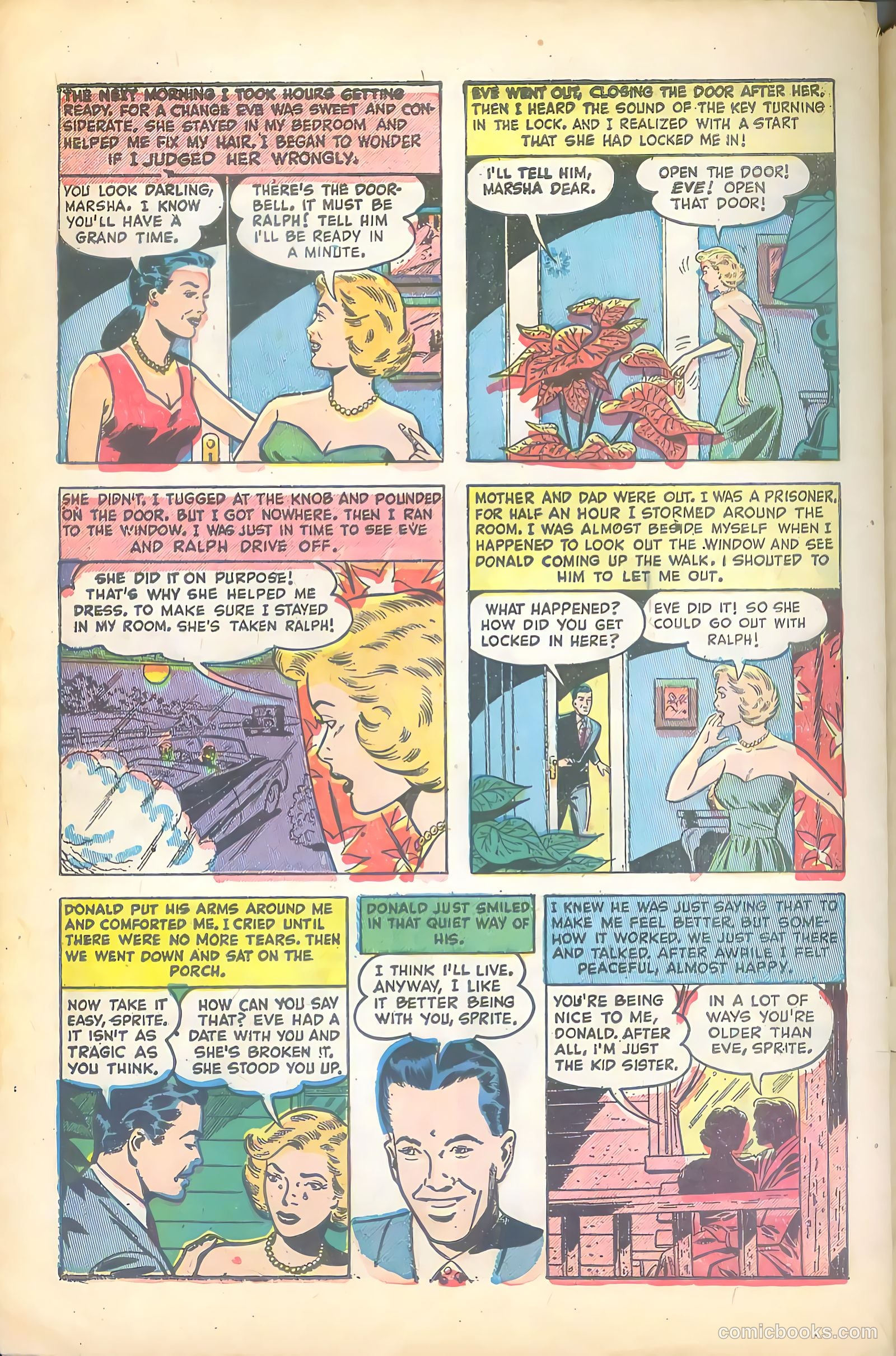 Sorority Secrets #1 (1954) — page 32 of 36