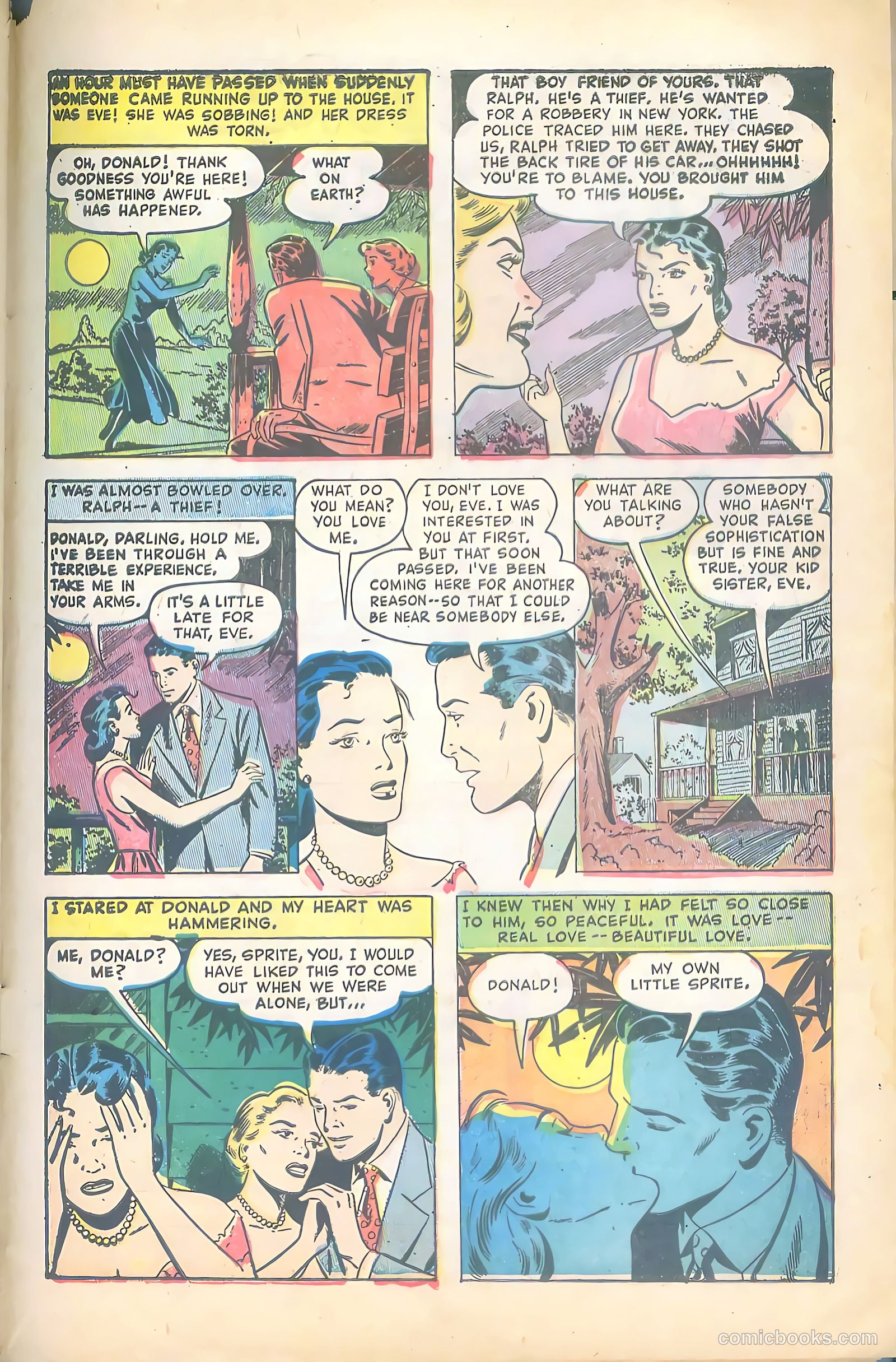 Sorority Secrets #1 (1954) — page 33 of 36