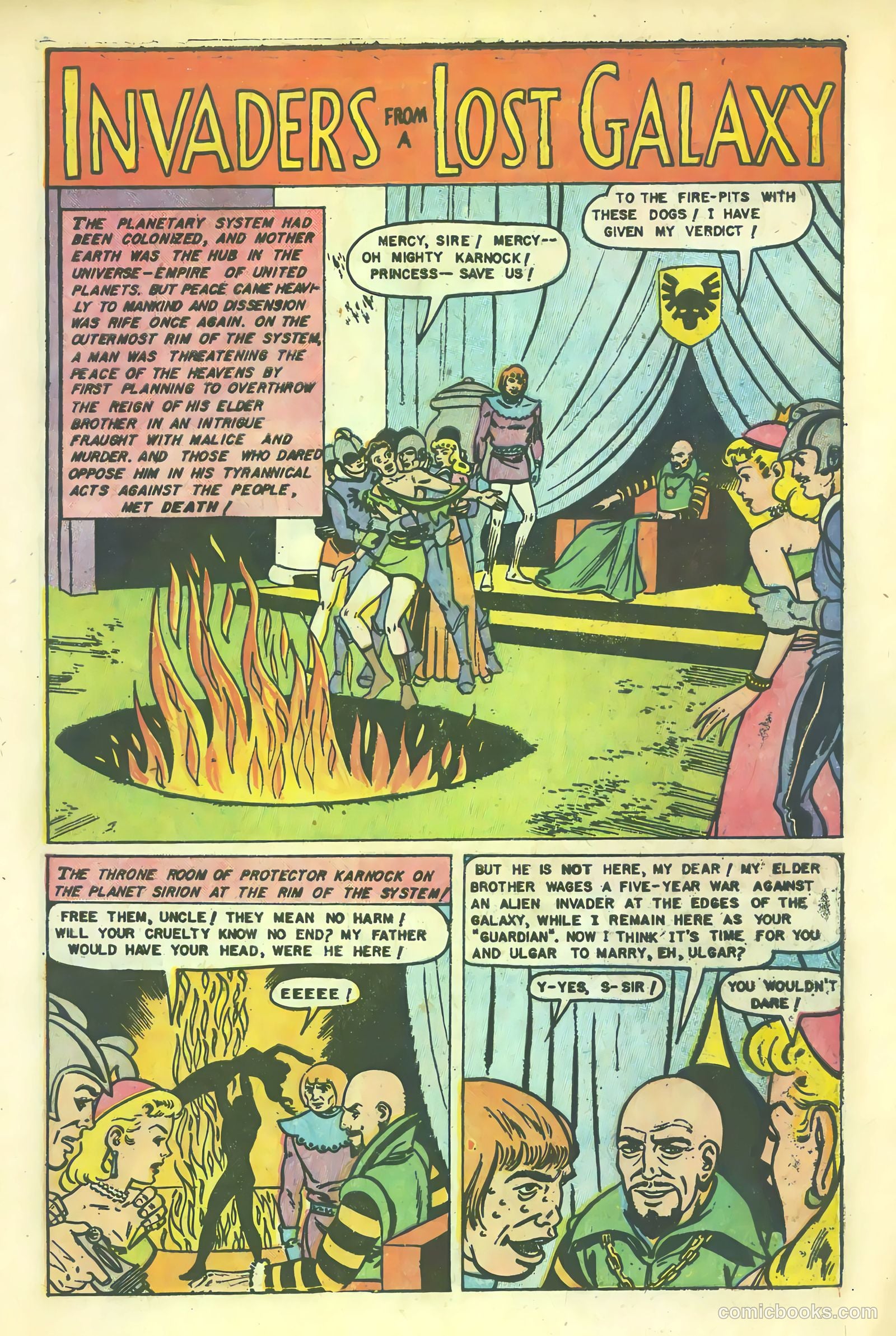 Space Action #1 (1952) — page 3 of 37