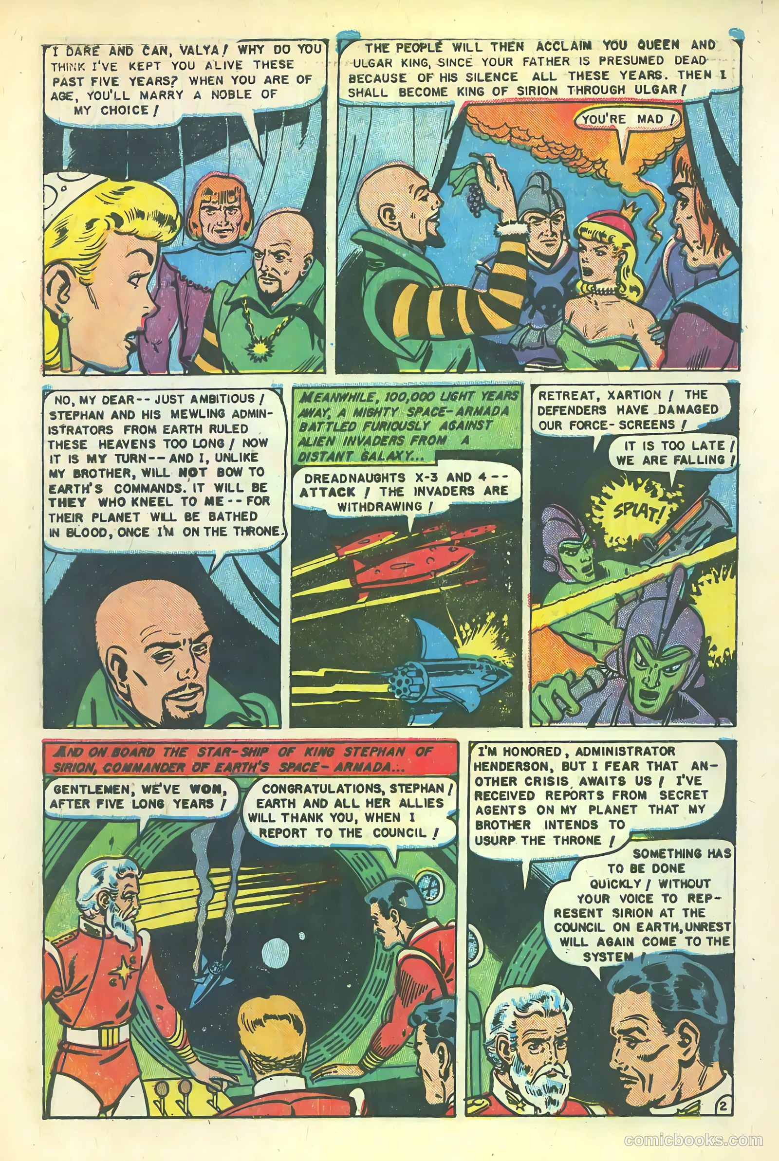 Space Action #1 (1952) — page 4 of 37