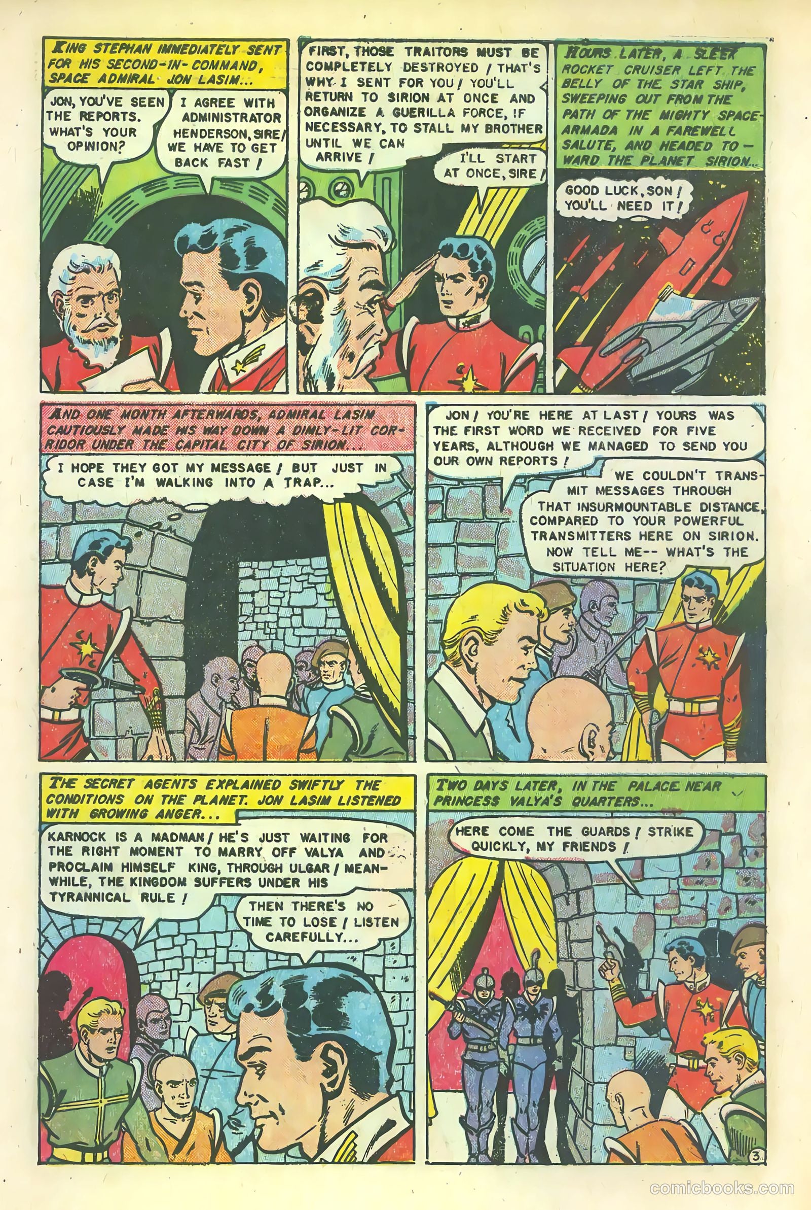 Space Action #1 (1952) — page 5 of 37