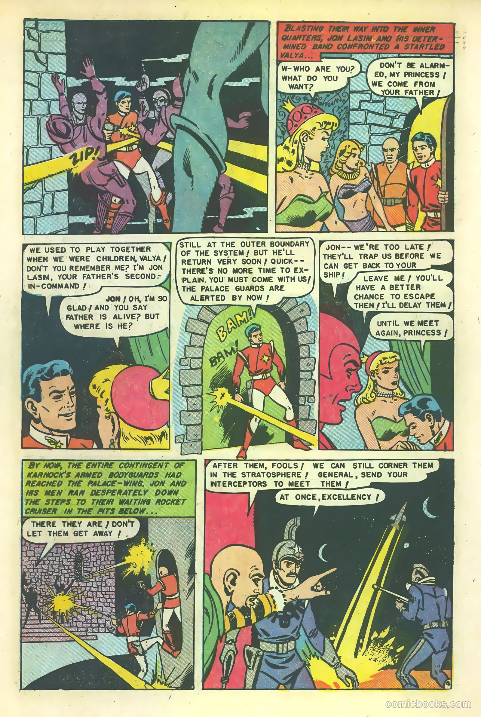 Space Action #1 (1952) — page 6 of 37