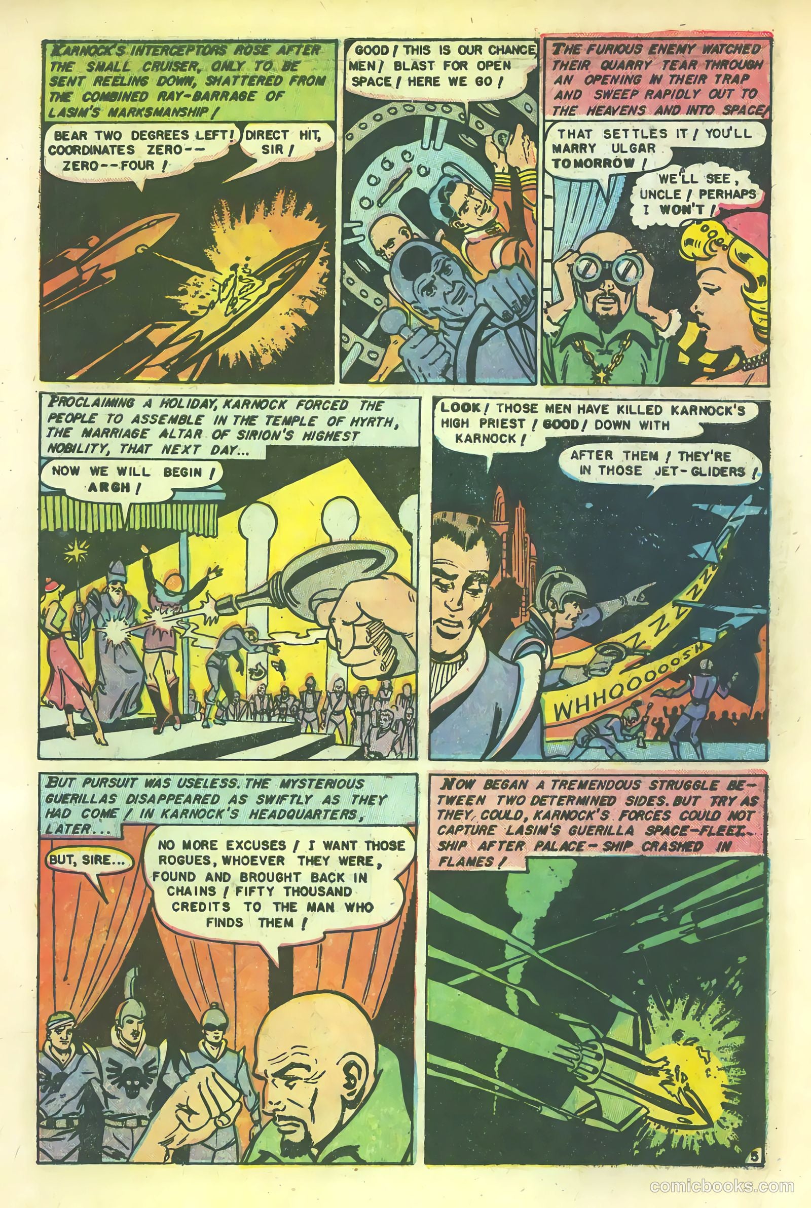 Space Action #1 (1952) — page 7 of 37
