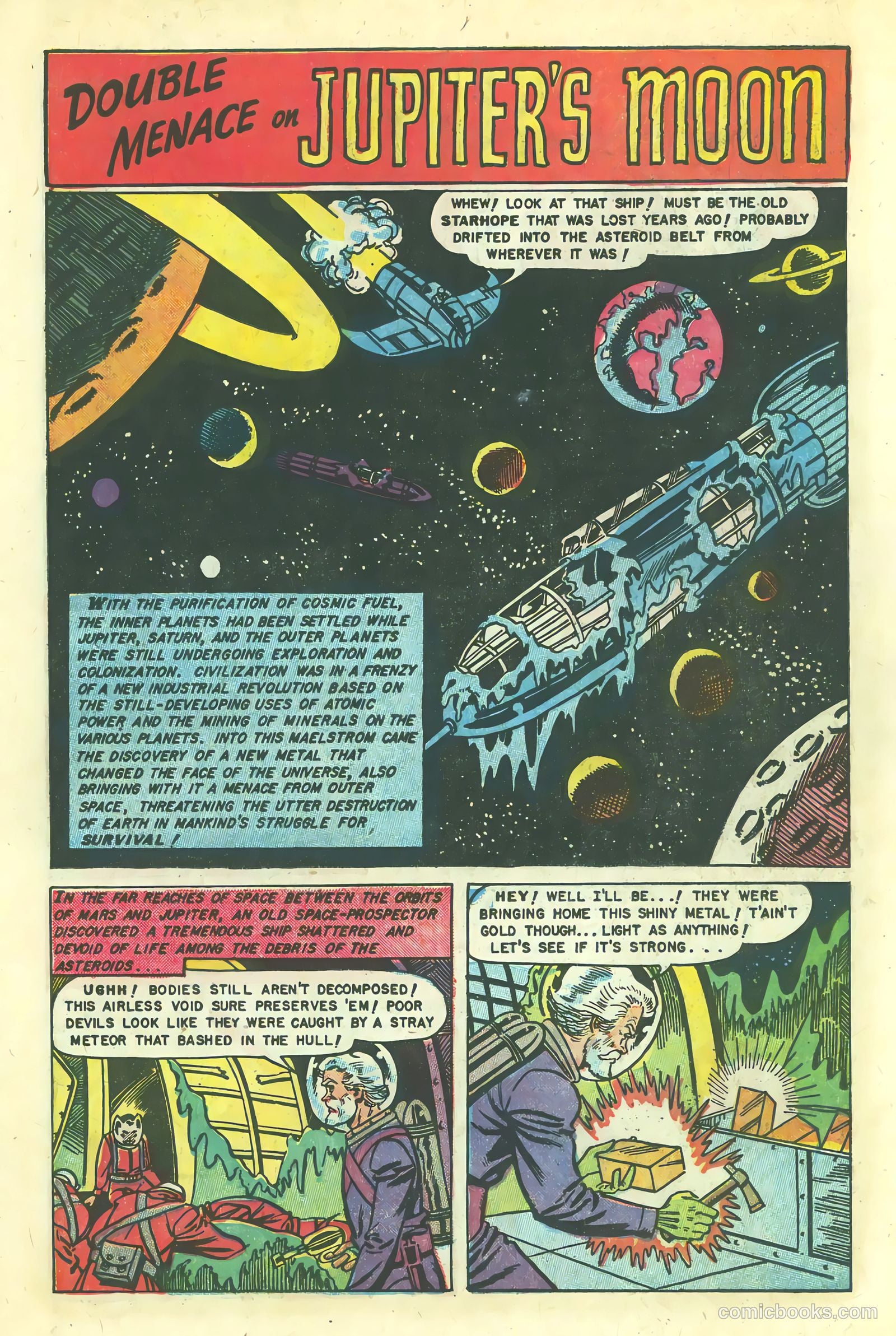 Space Action #1 (1952) — page 11 of 37