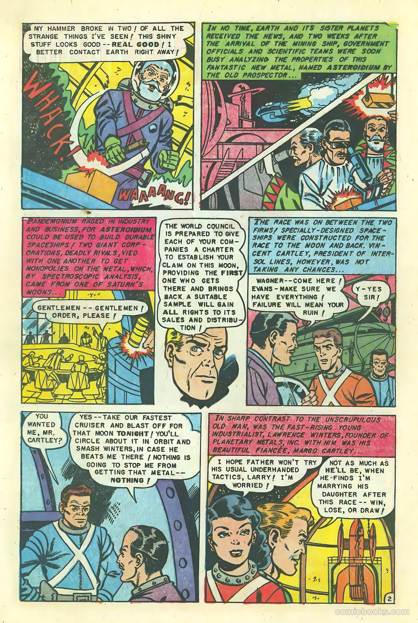Space Action #1 (1952) — page 12 of 37