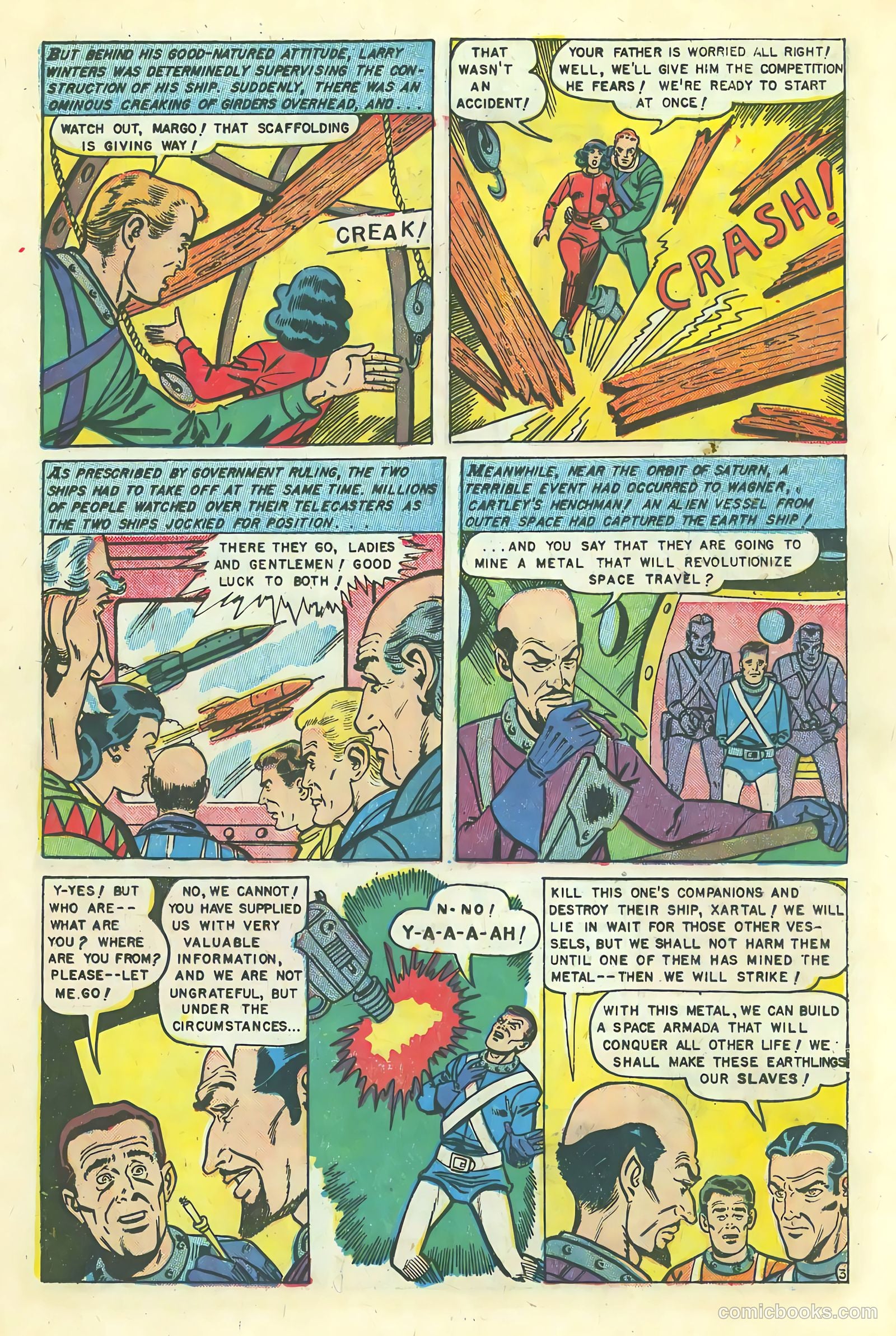 Space Action #1 (1952) — page 13 of 37