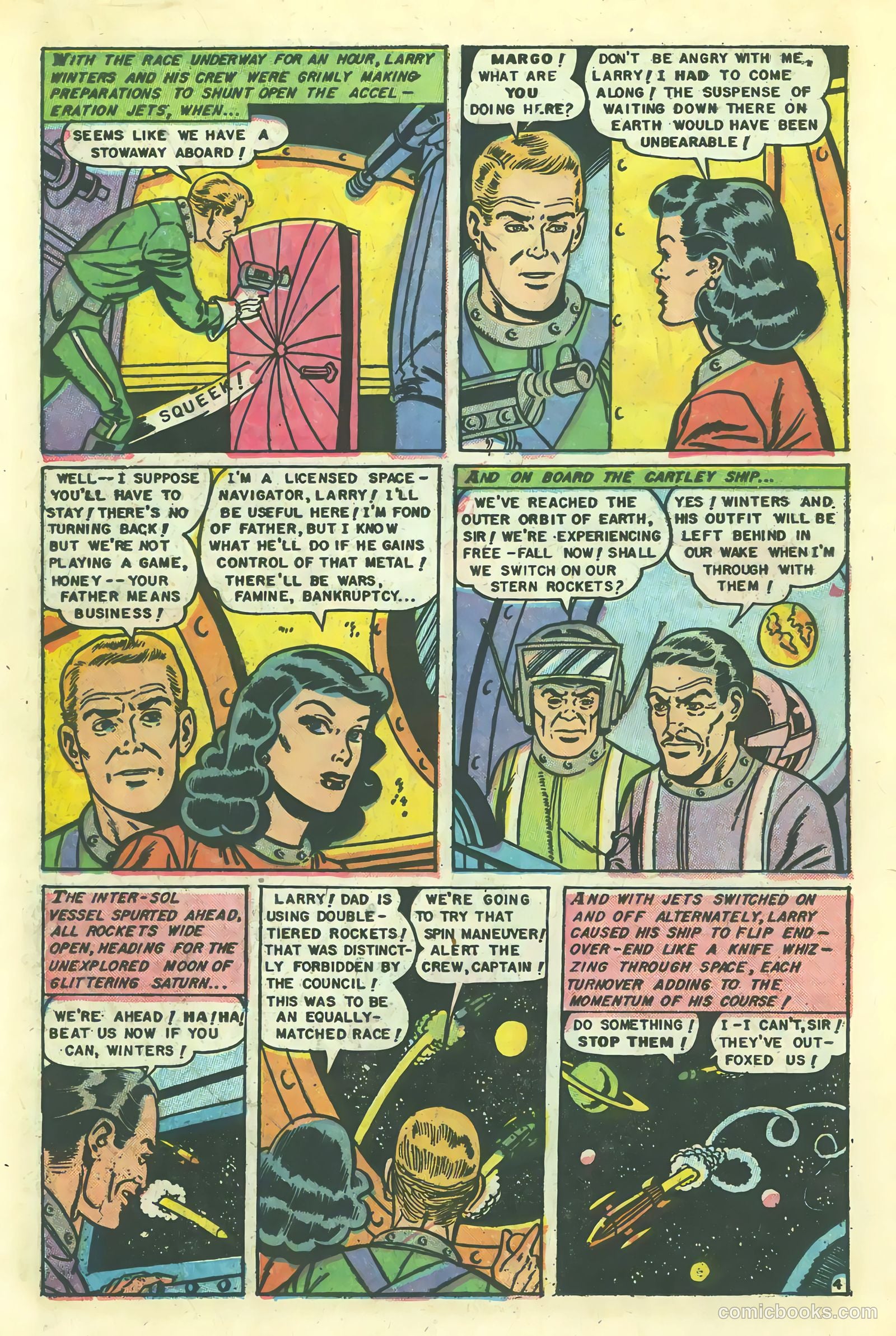 Space Action #1 (1952) — page 14 of 37