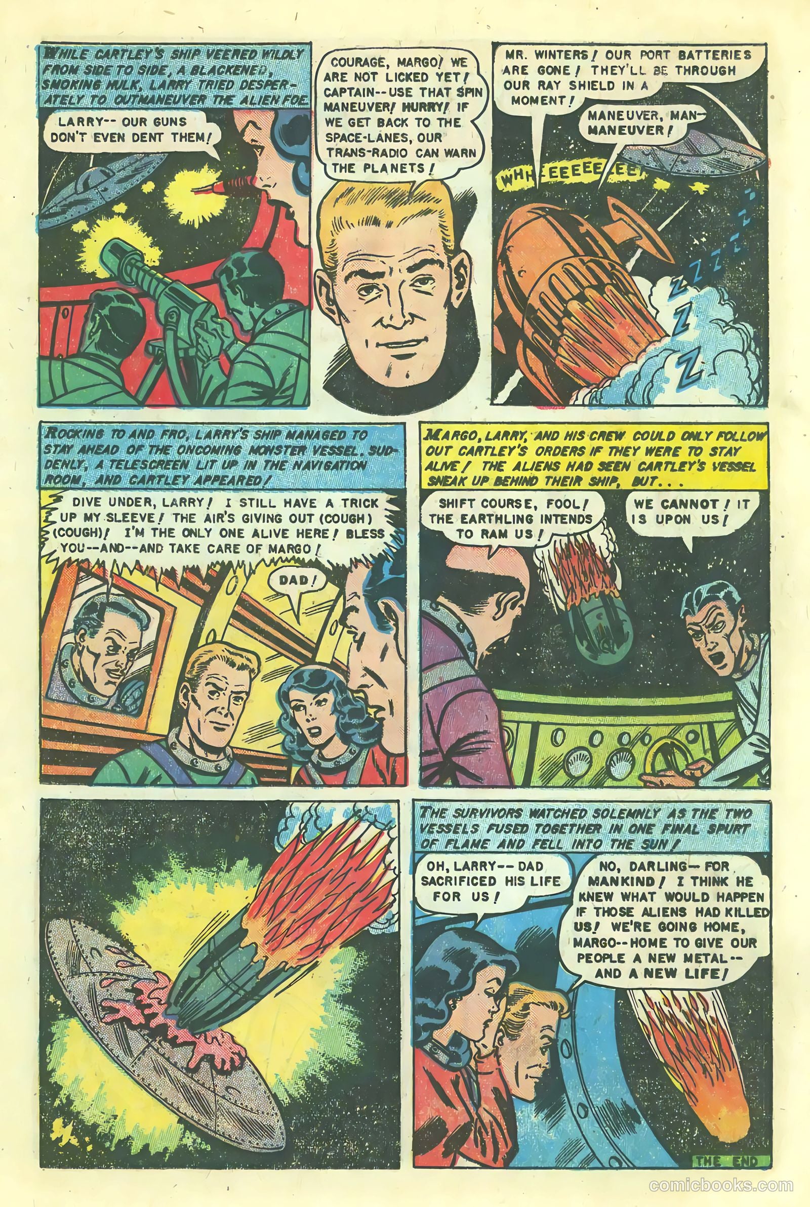 Space Action #1 (1952) — page 17 of 37