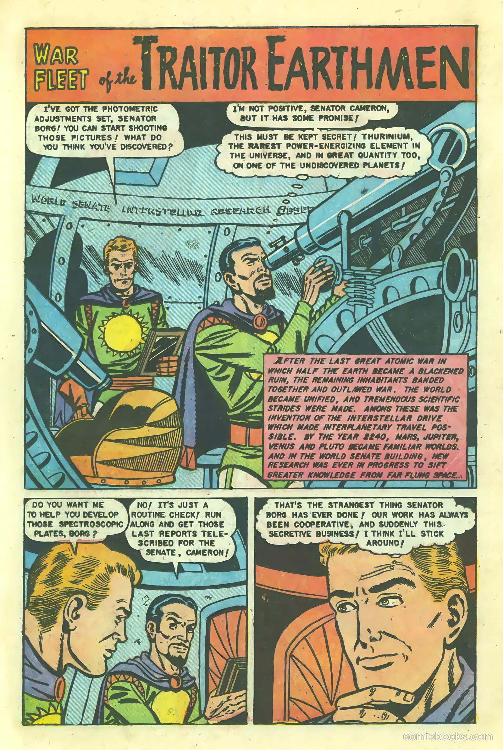 Space Action #1 (1952) — page 18 of 37