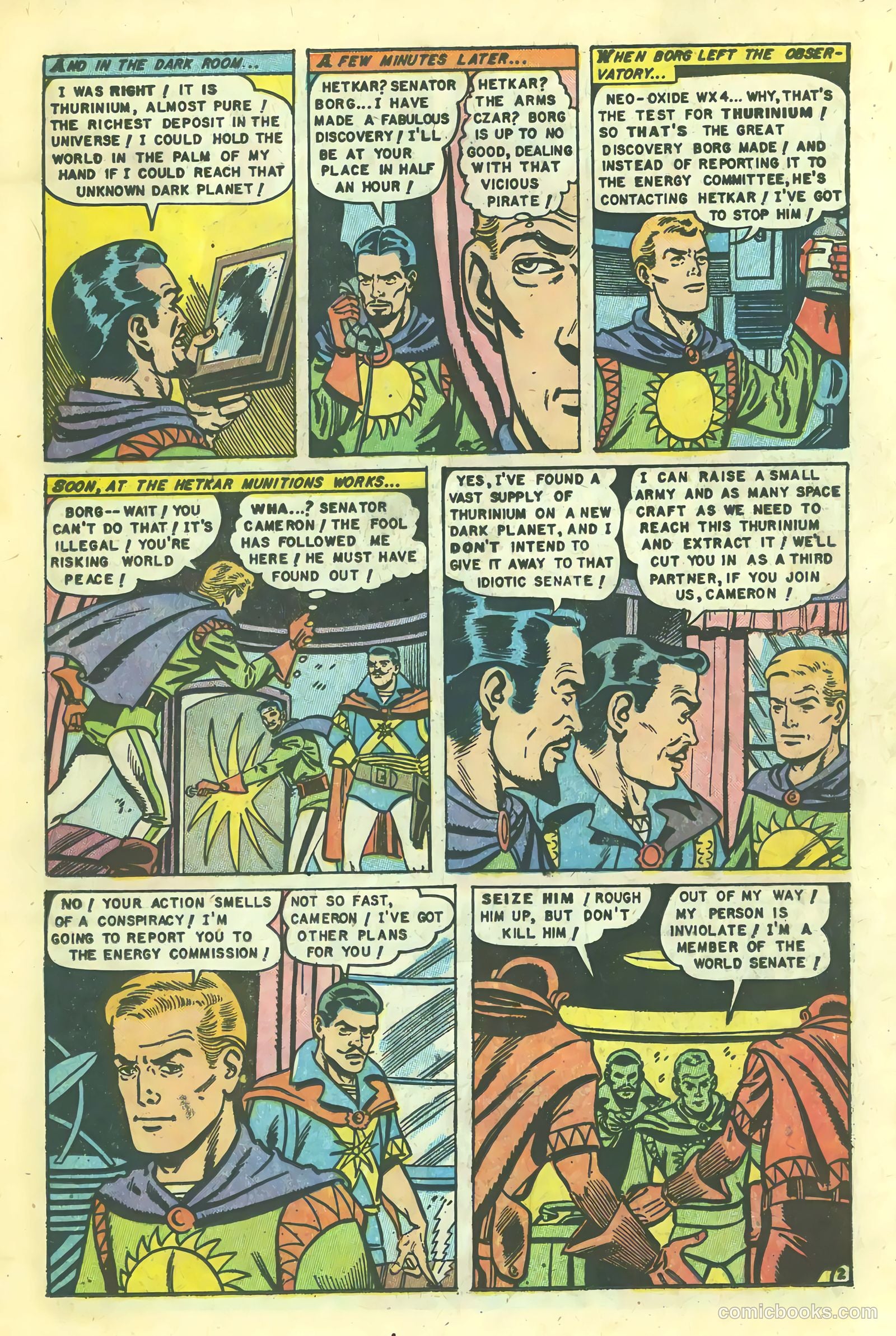 Space Action #1 (1952) — page 19 of 37