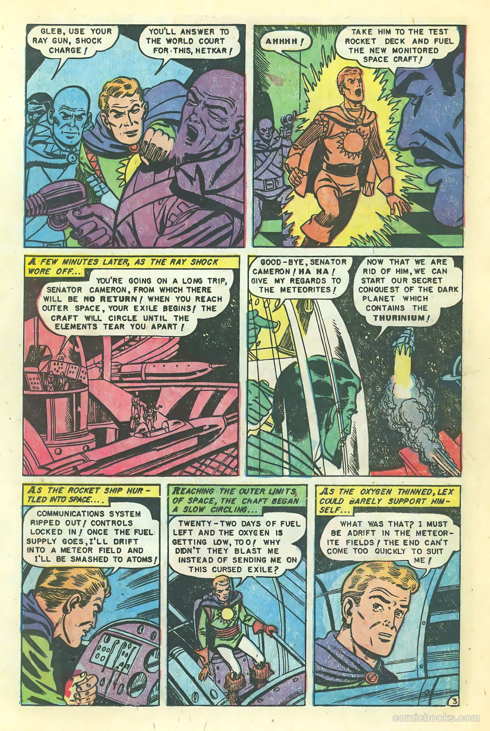 Space Action #1 (1952) — page 20 of 37
