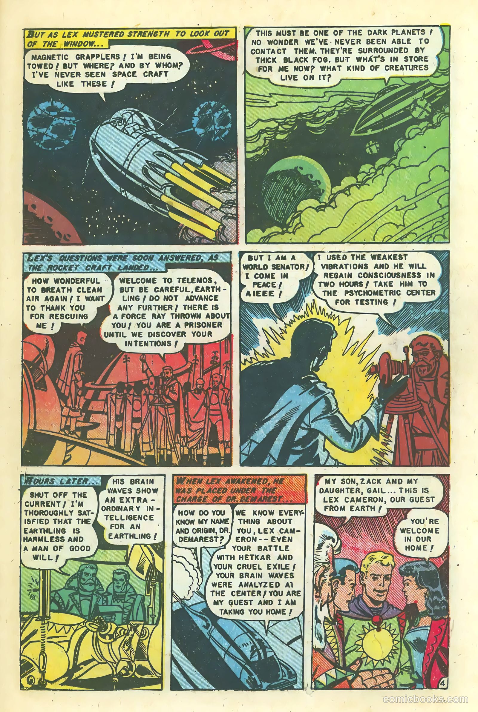 Space Action #1 (1952) — page 21 of 37