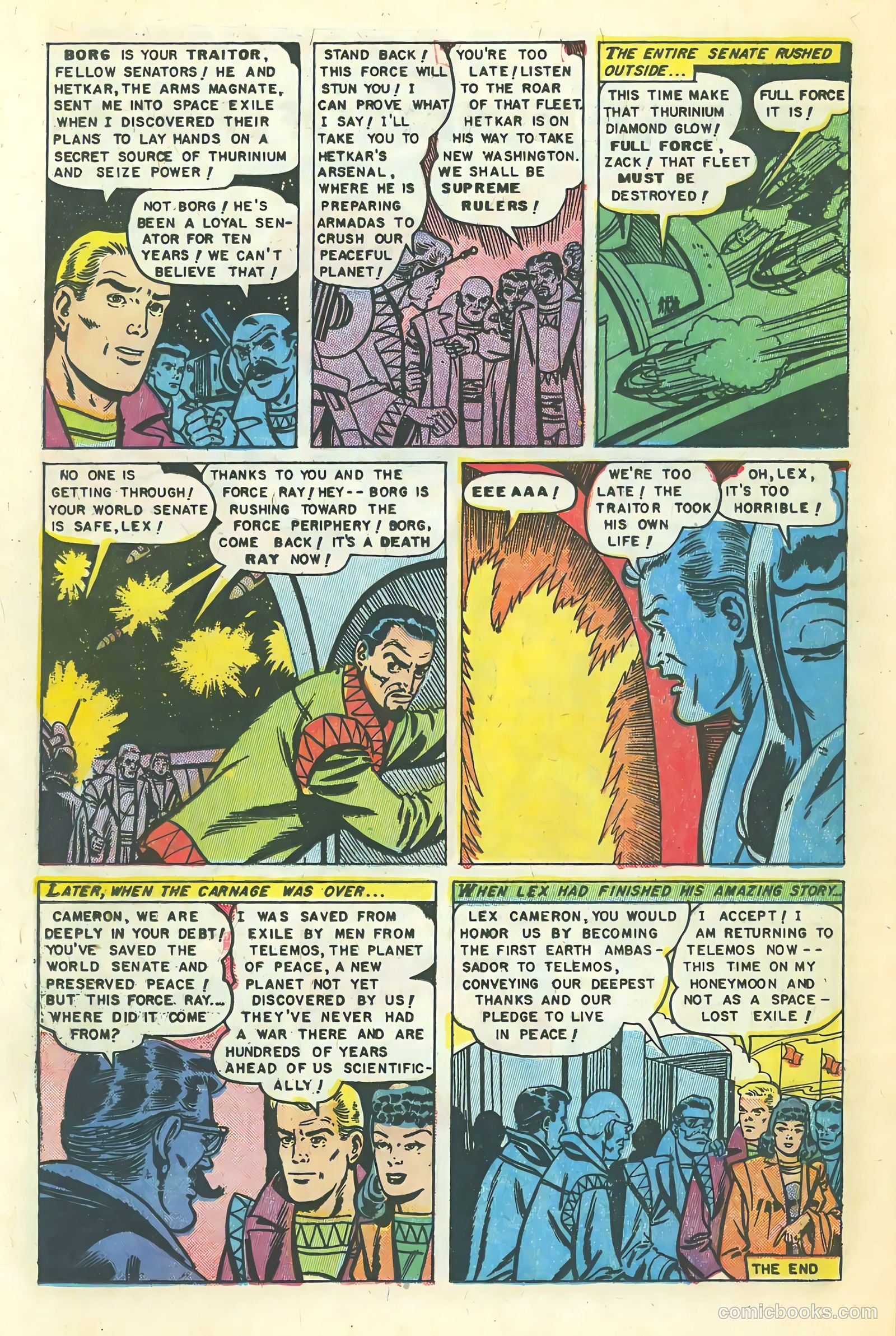 Space Action #1 (1952) — page 24 of 37