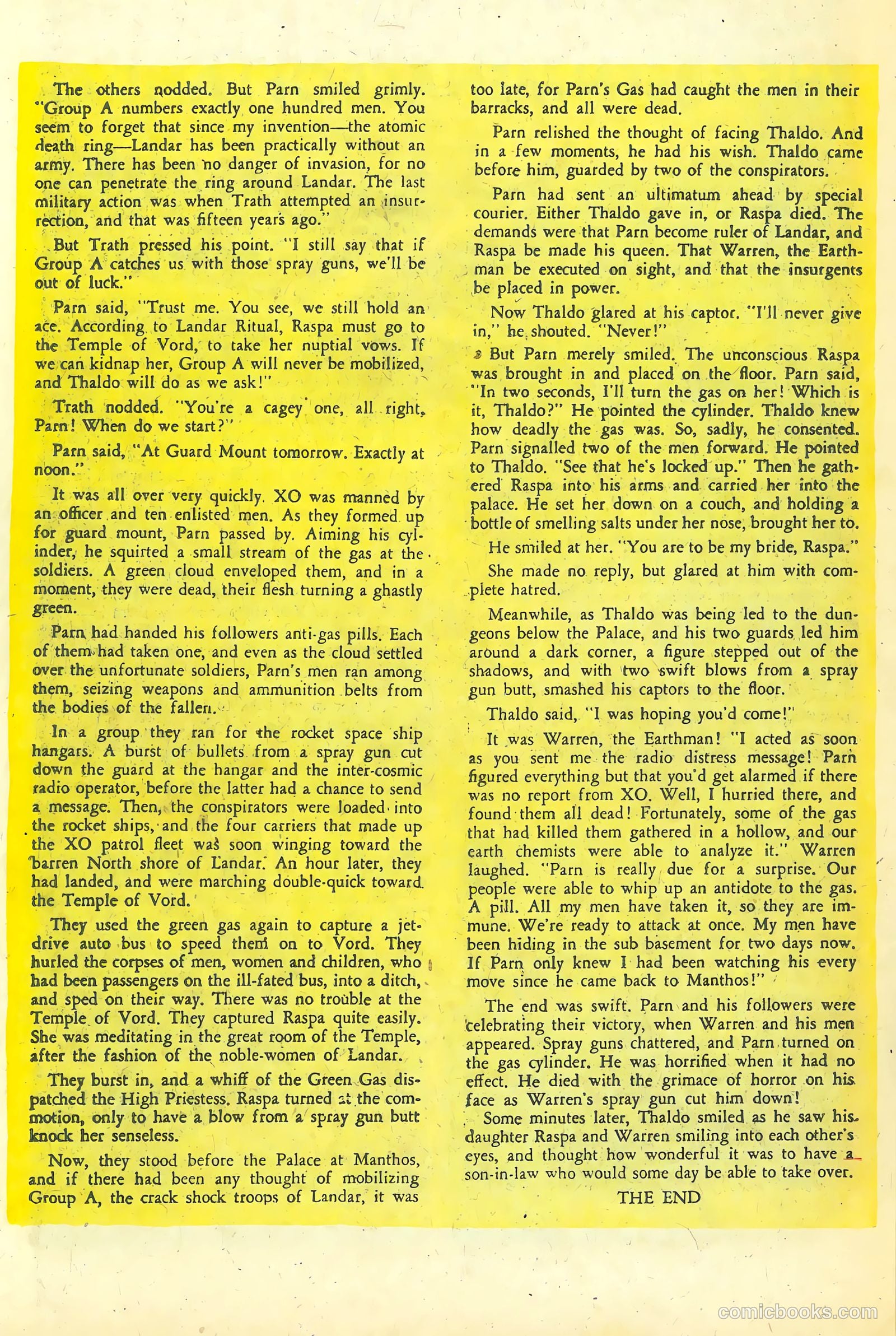 Space Action #1 (1952) — page 26 of 37