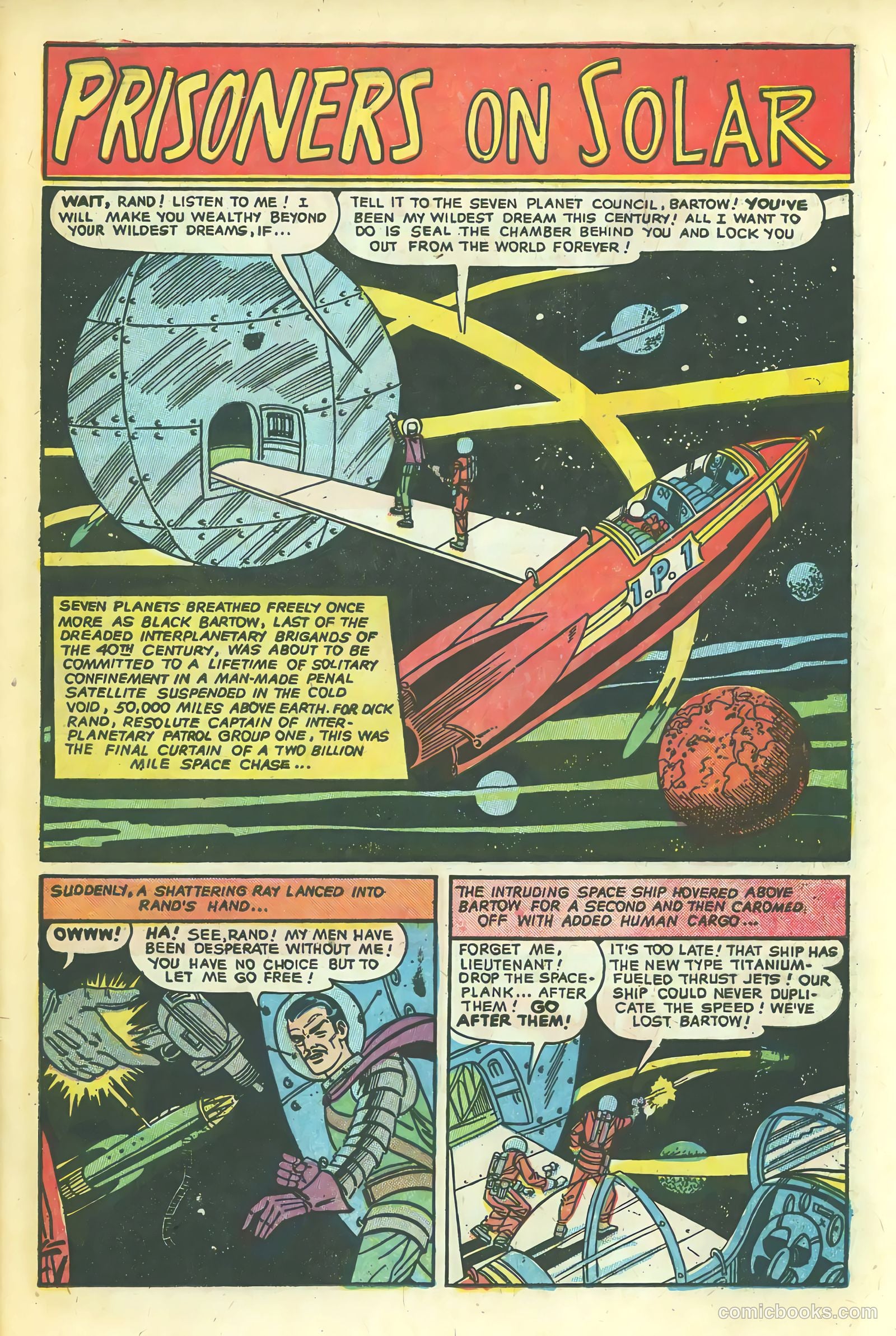 Space Action #1 (1952) — page 27 of 37