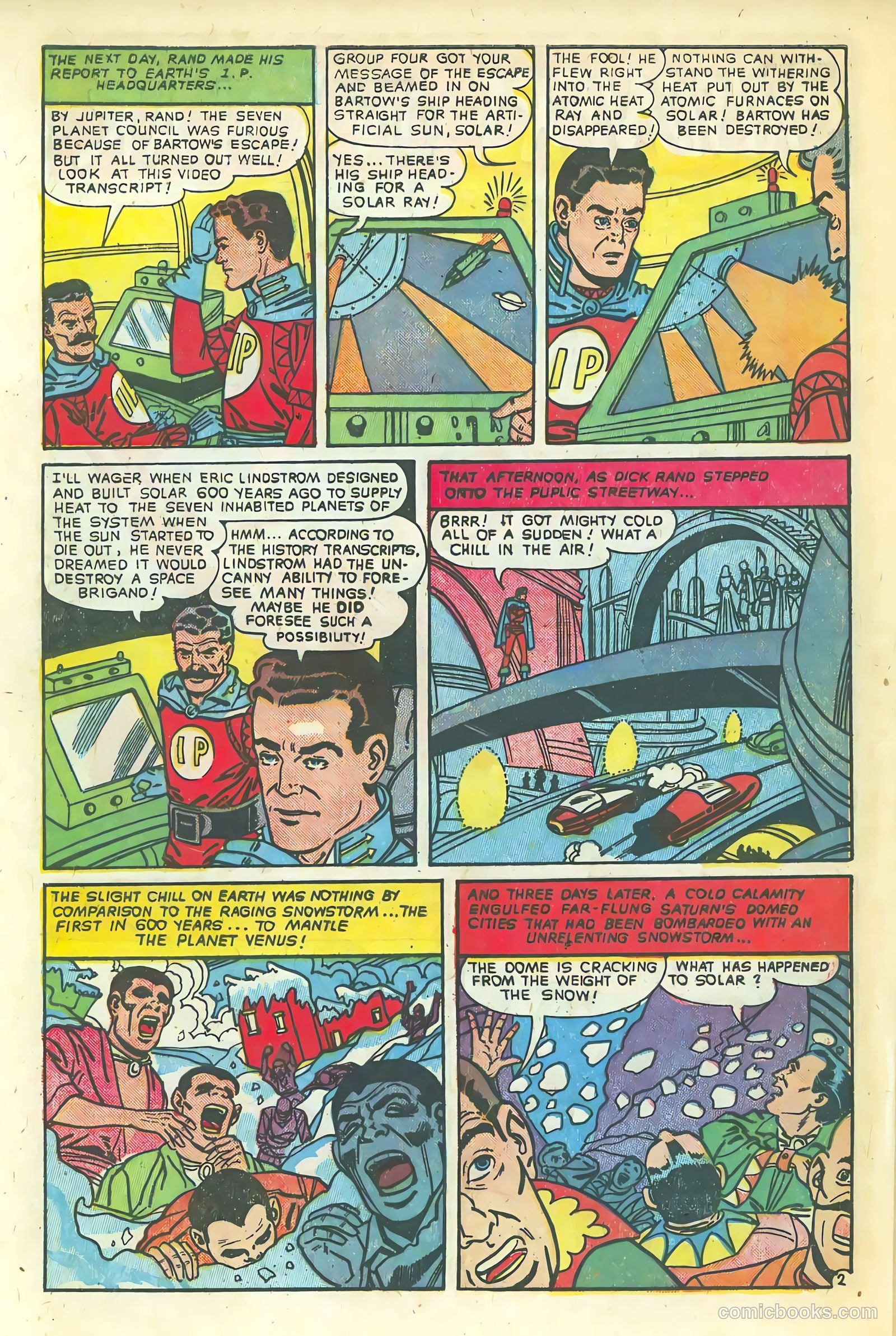 Space Action #1 (1952) — page 28 of 37