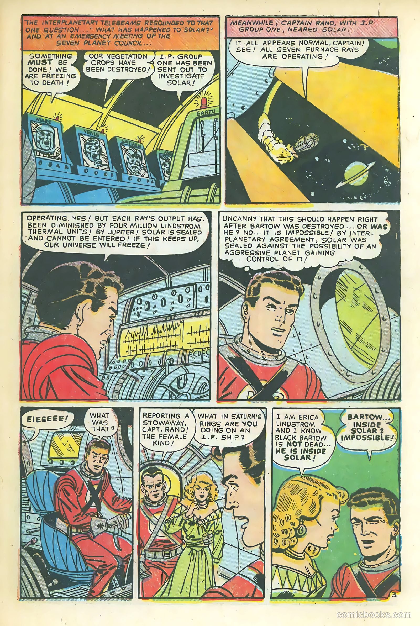 Space Action #1 (1952) — page 29 of 37