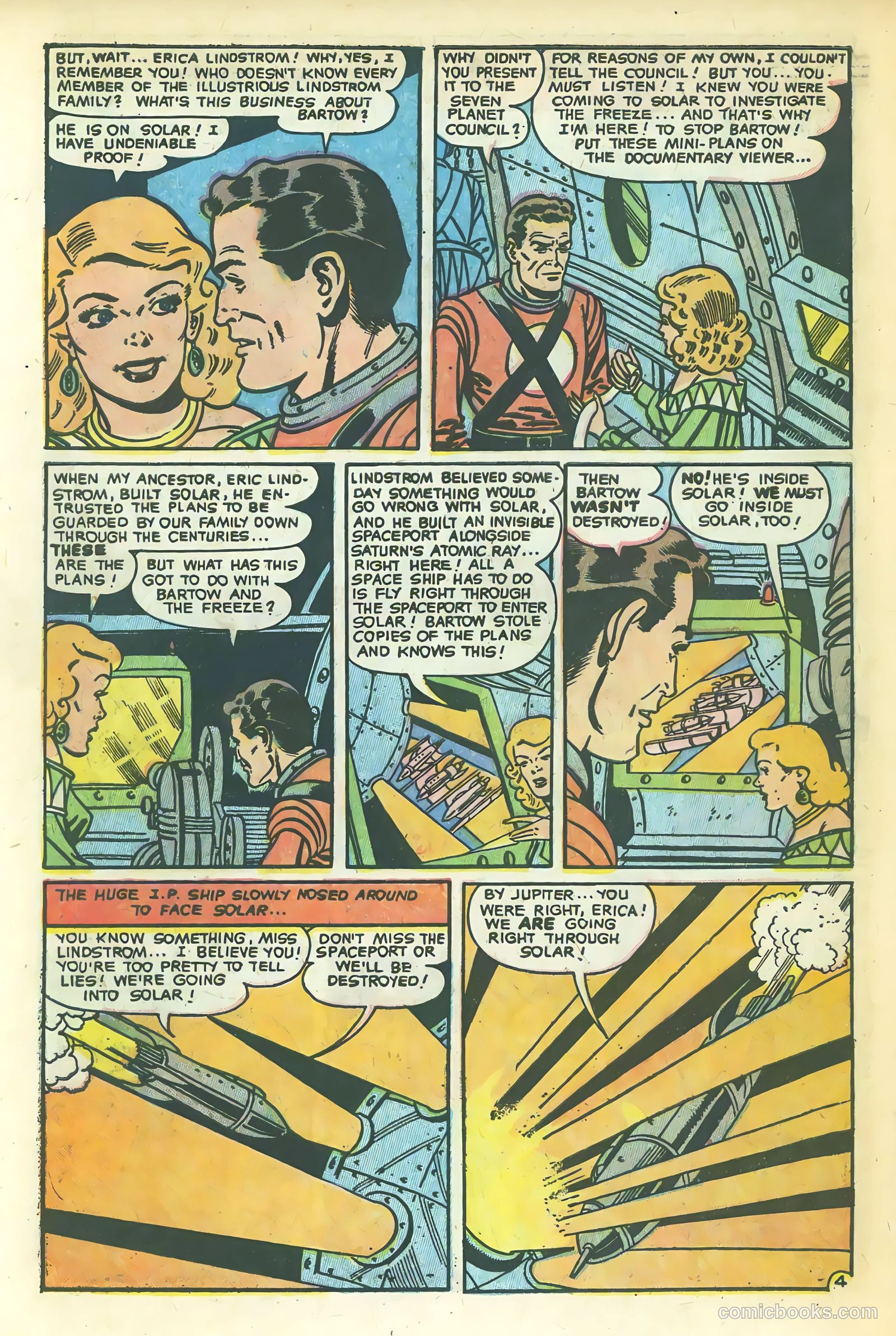 Space Action #1 (1952) — page 30 of 37