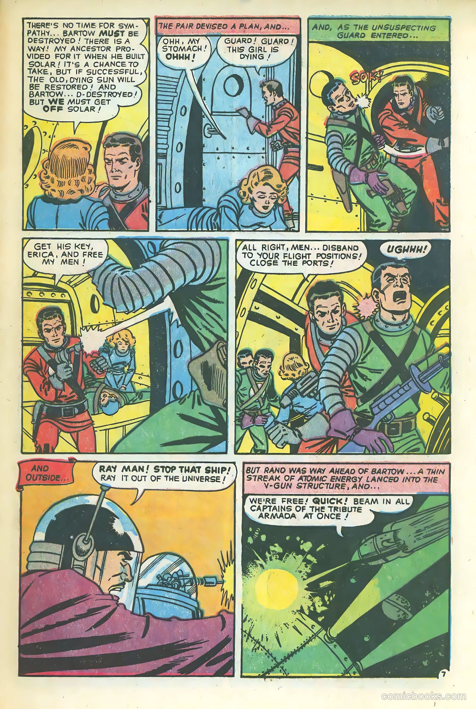 Space Action #1 (1952) — page 33 of 37