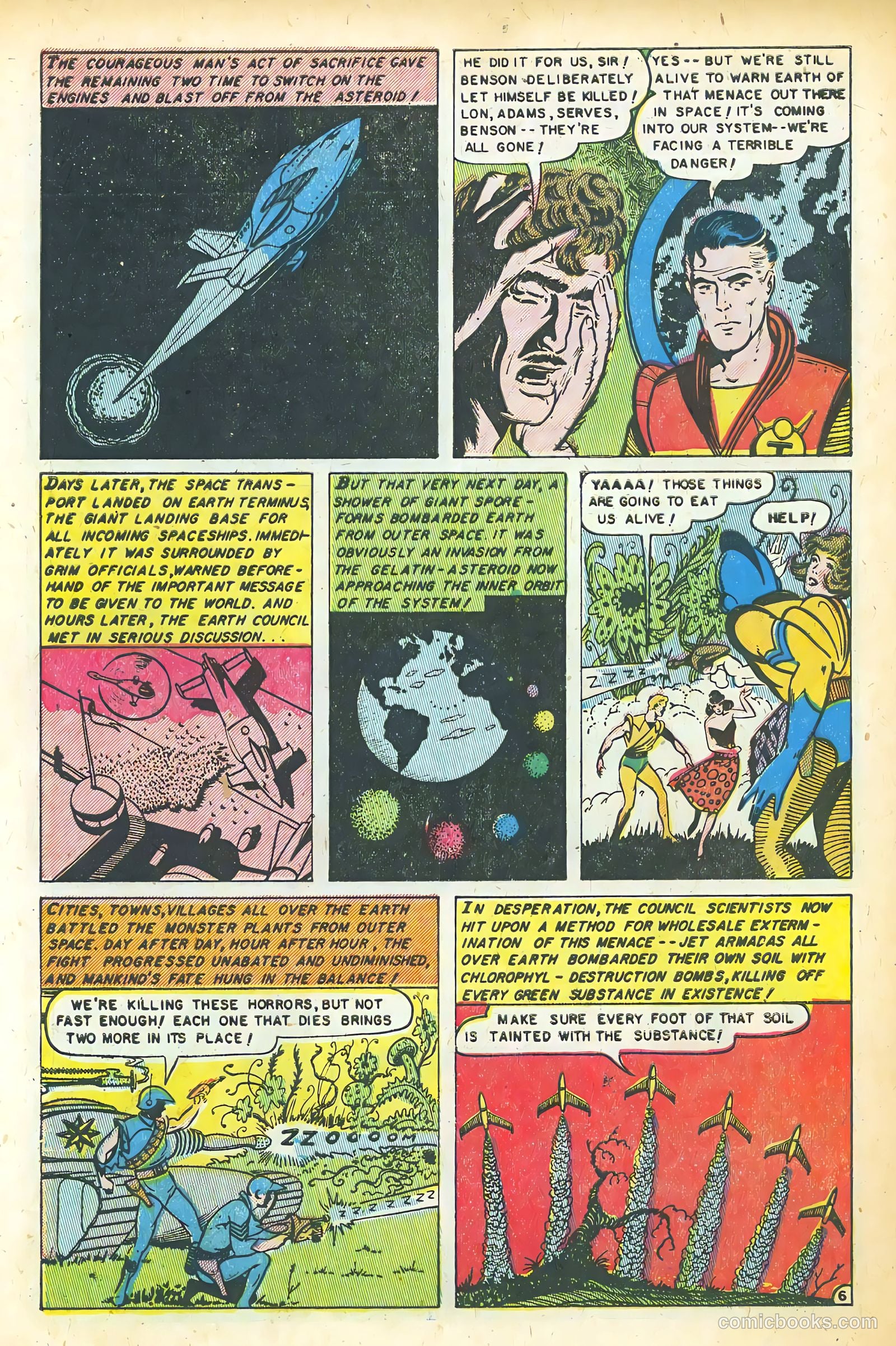 Space Action #2 (1952) — page 8 of 37